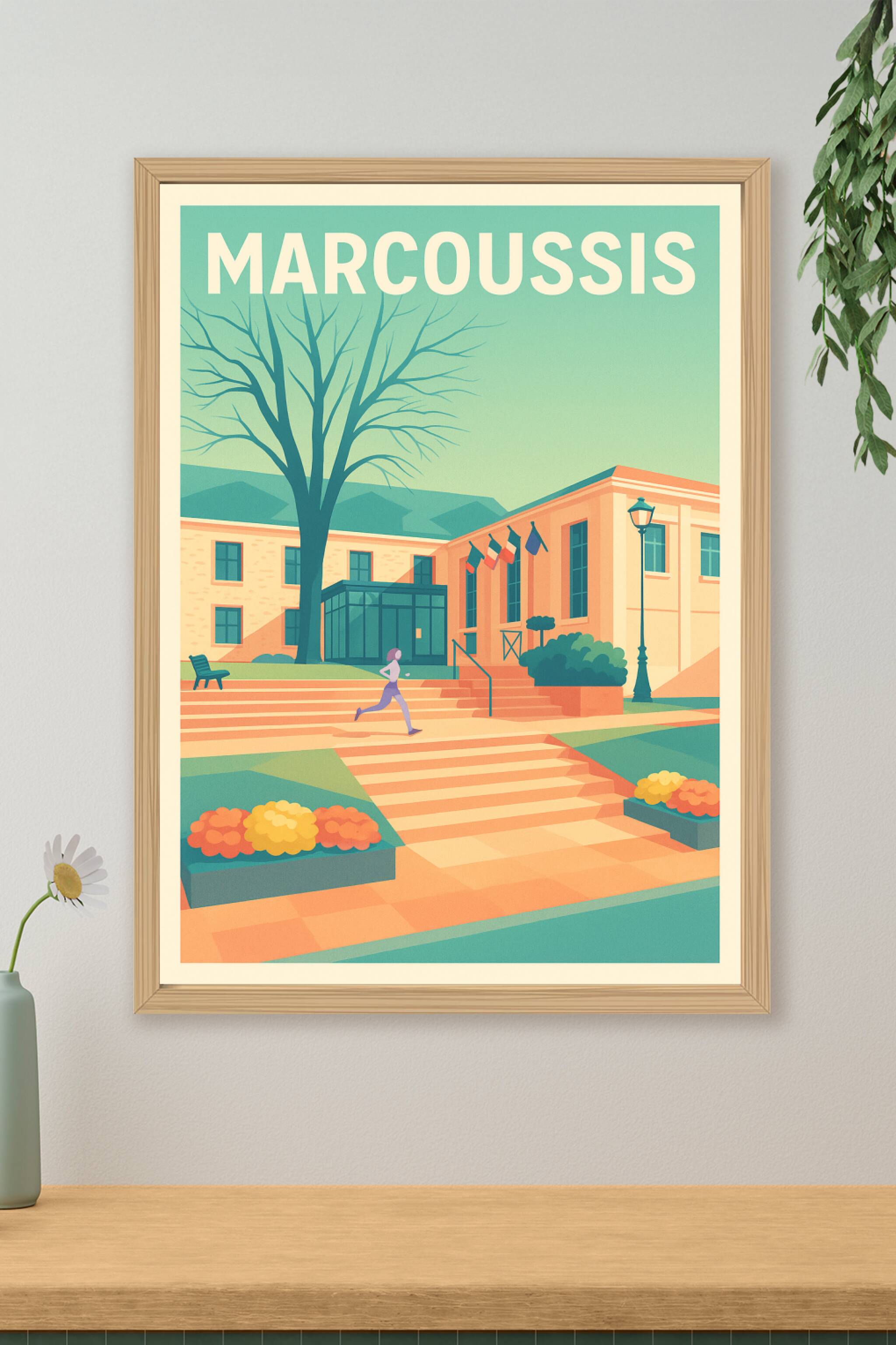 Affiche de Marcoussis - L'élégance d'une ville paisible