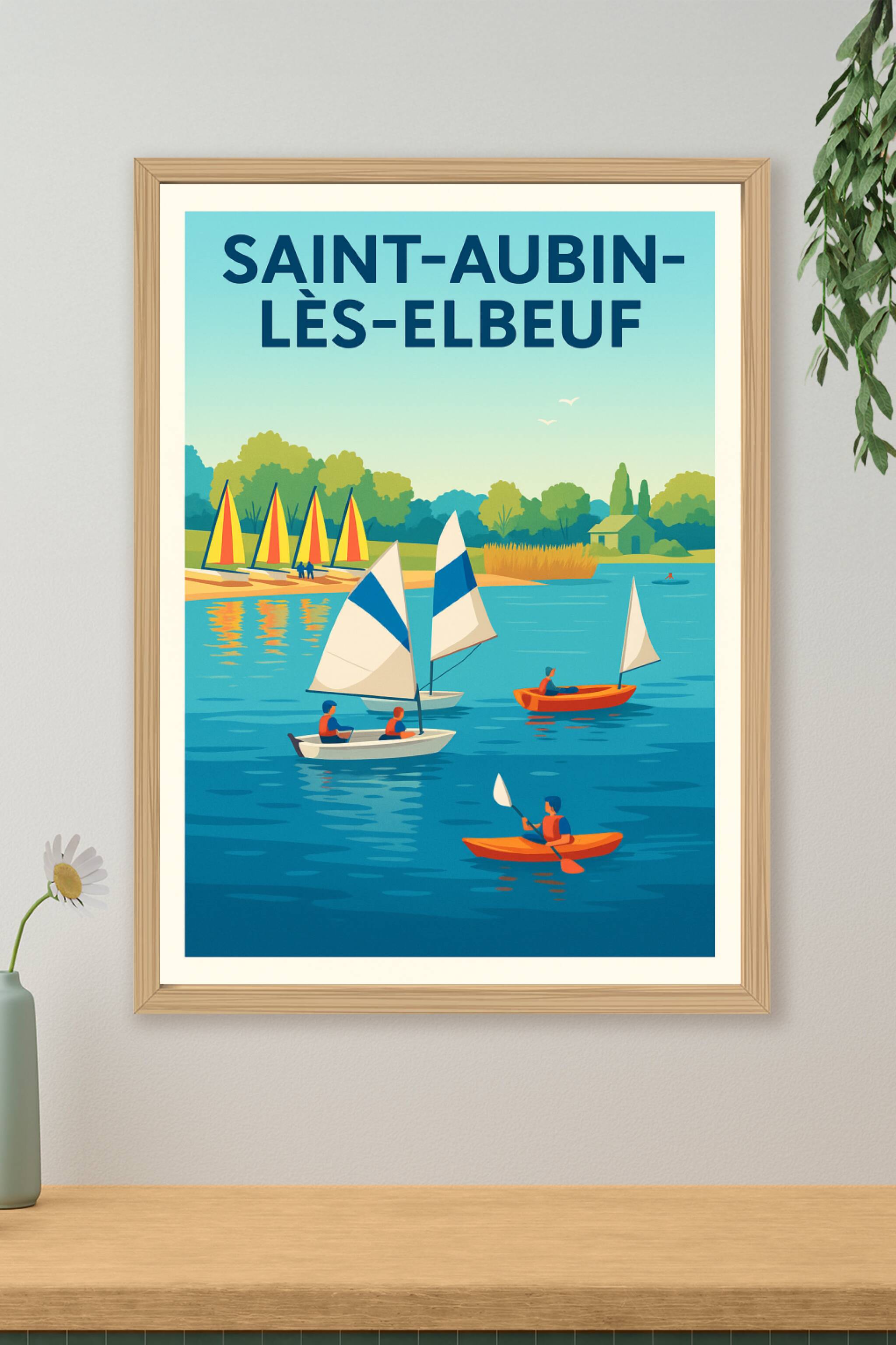 Affiche de Saint-Aubin-lès-Elbeuf - Évasion nautique au fil de l'eau