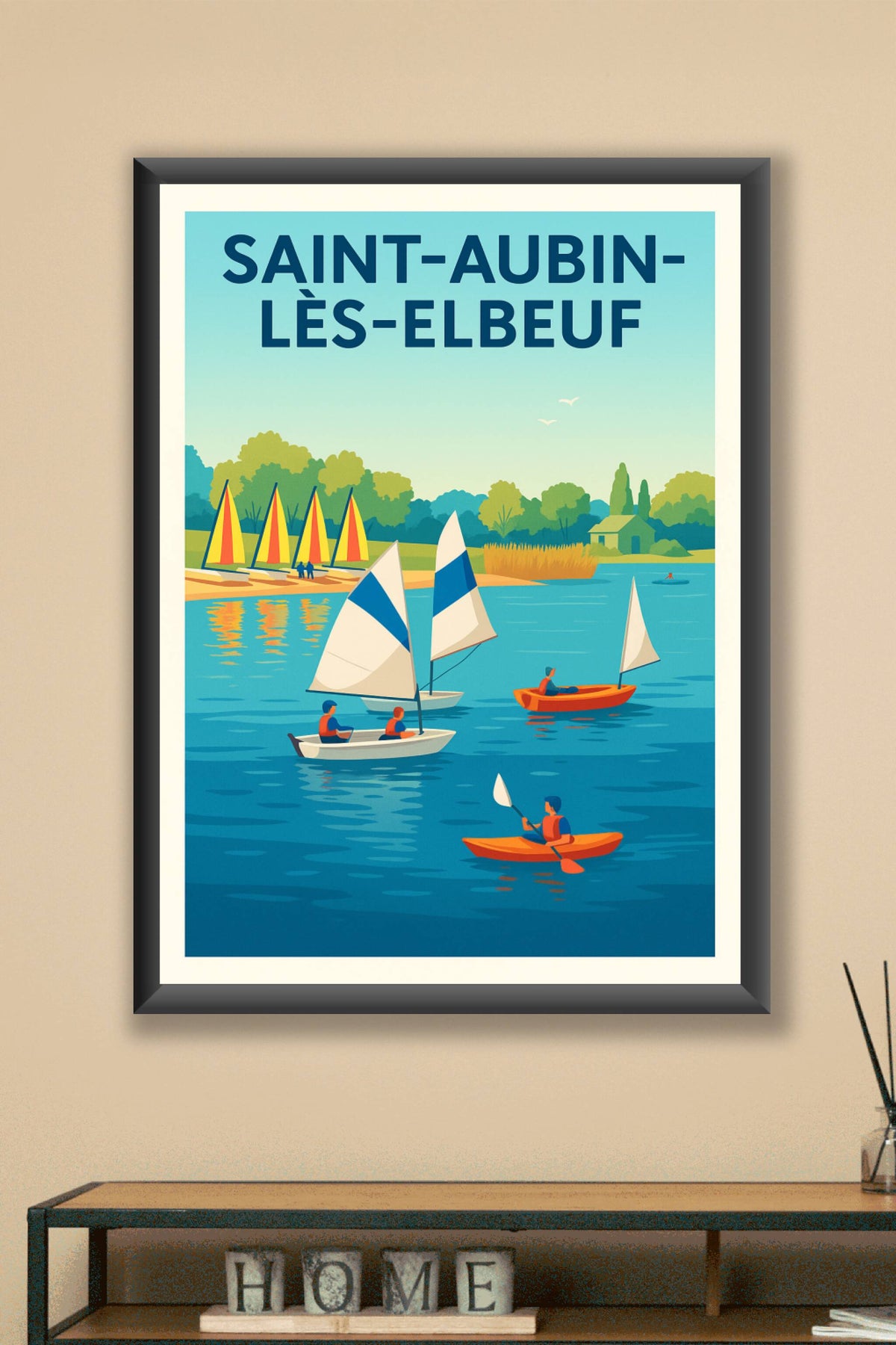 Affiche de Saint-Aubin-lès-Elbeuf - Évasion nautique au fil de l'eau