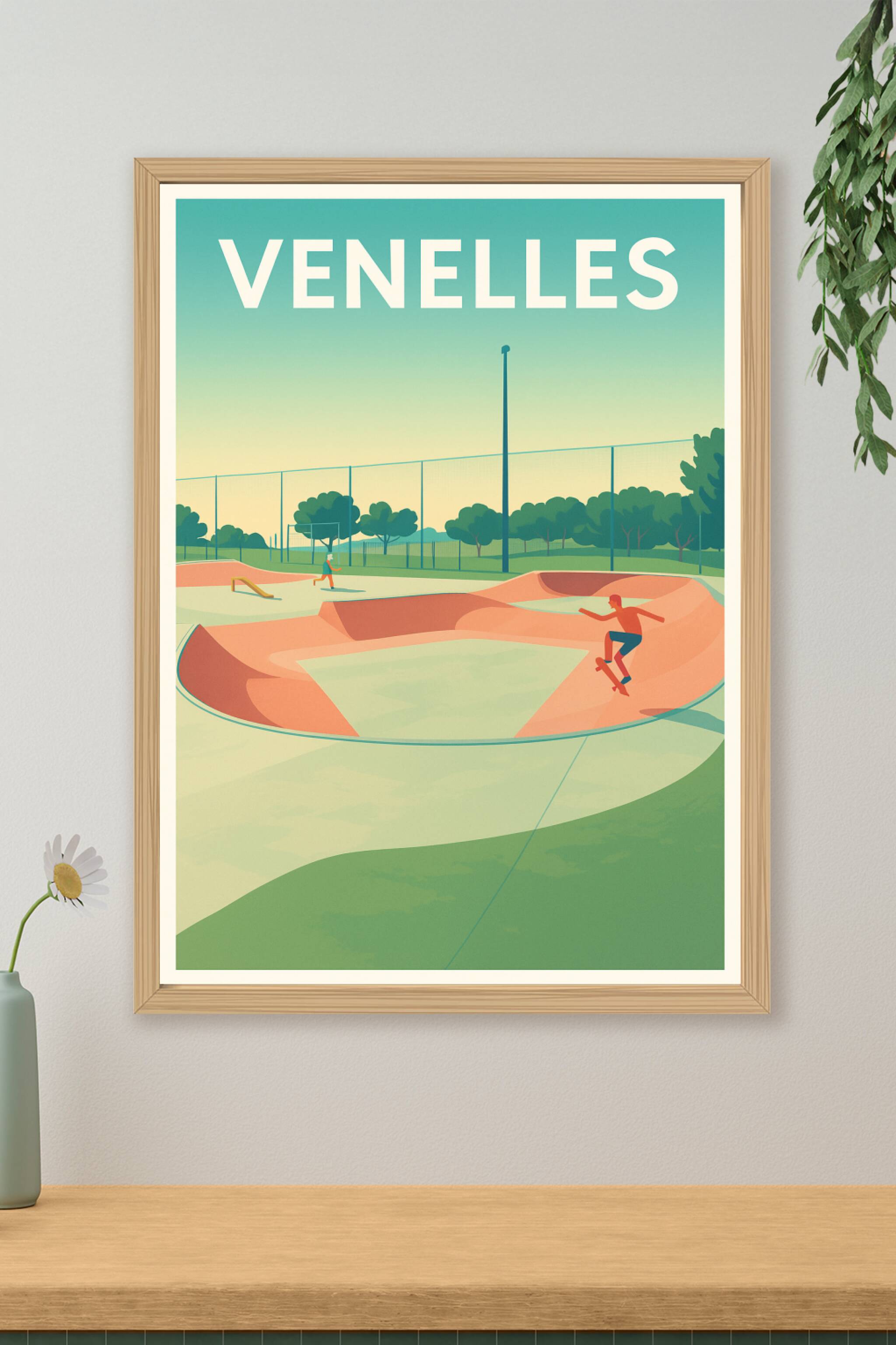 Affiche de Venelles - L'art du skate au cœur de la Provence