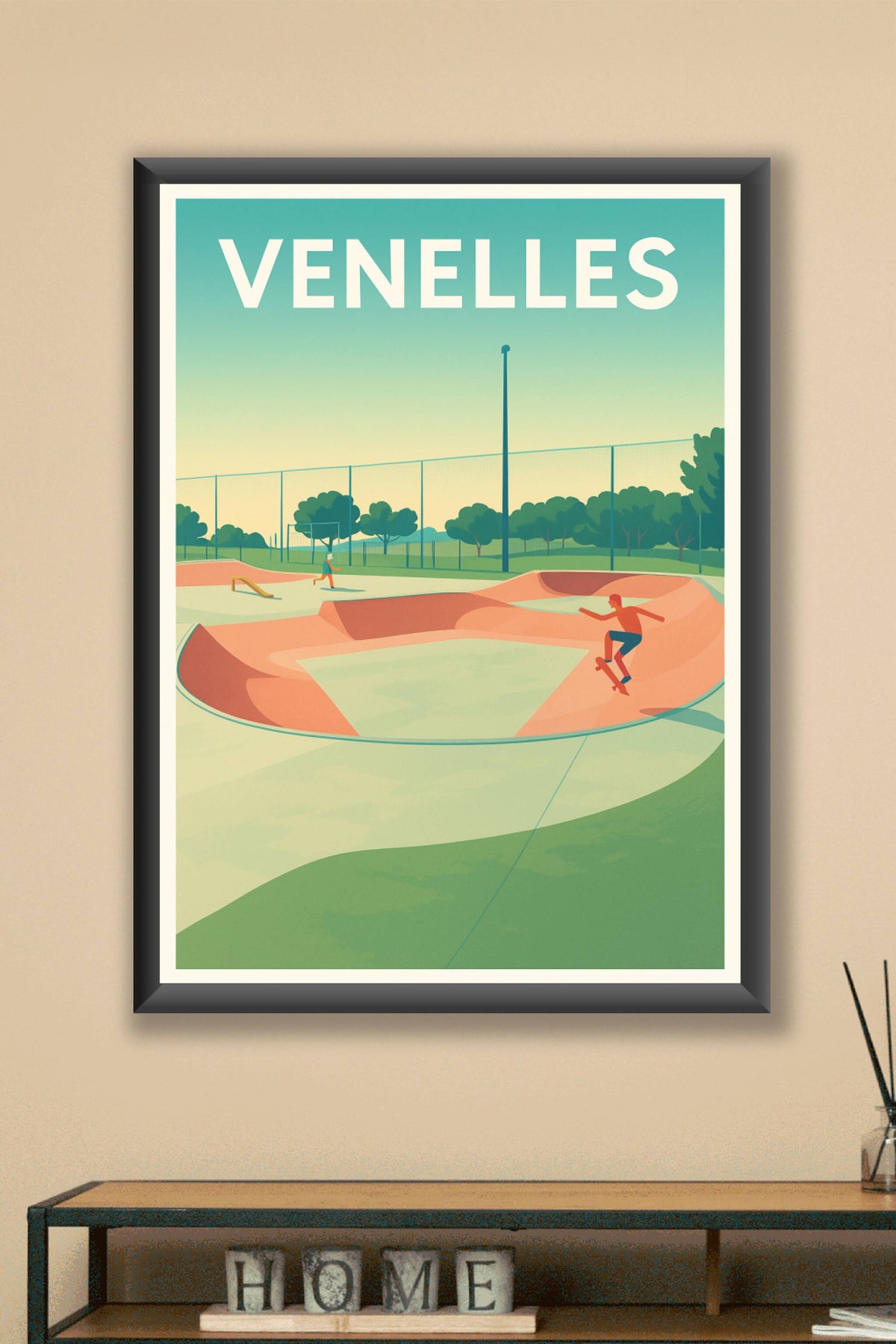 Affiche de Venelles - L'art du skate au cœur de la Provence