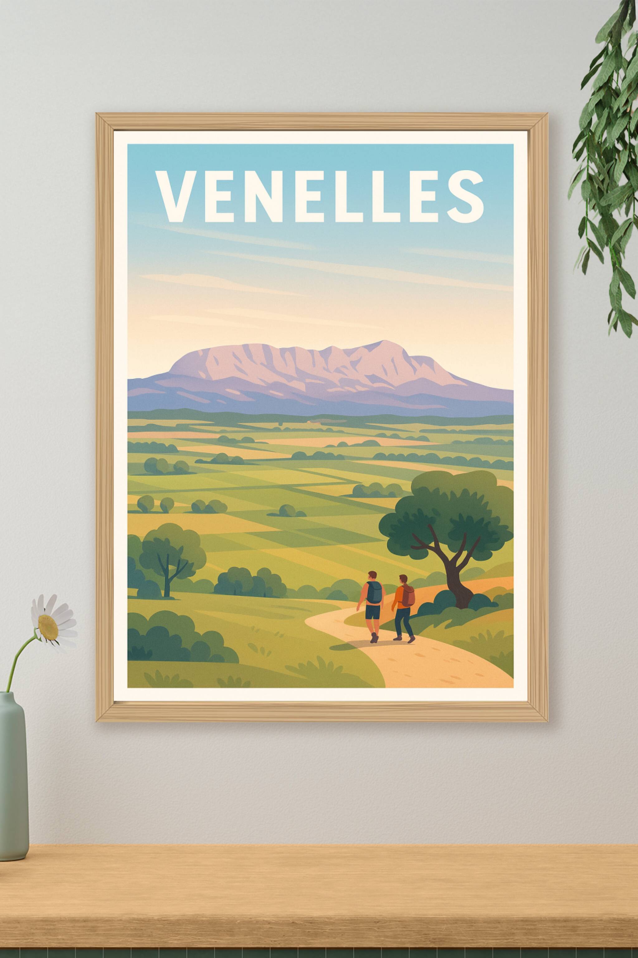 Affiche de Venelles - Évasion et nature au pied de la montagne