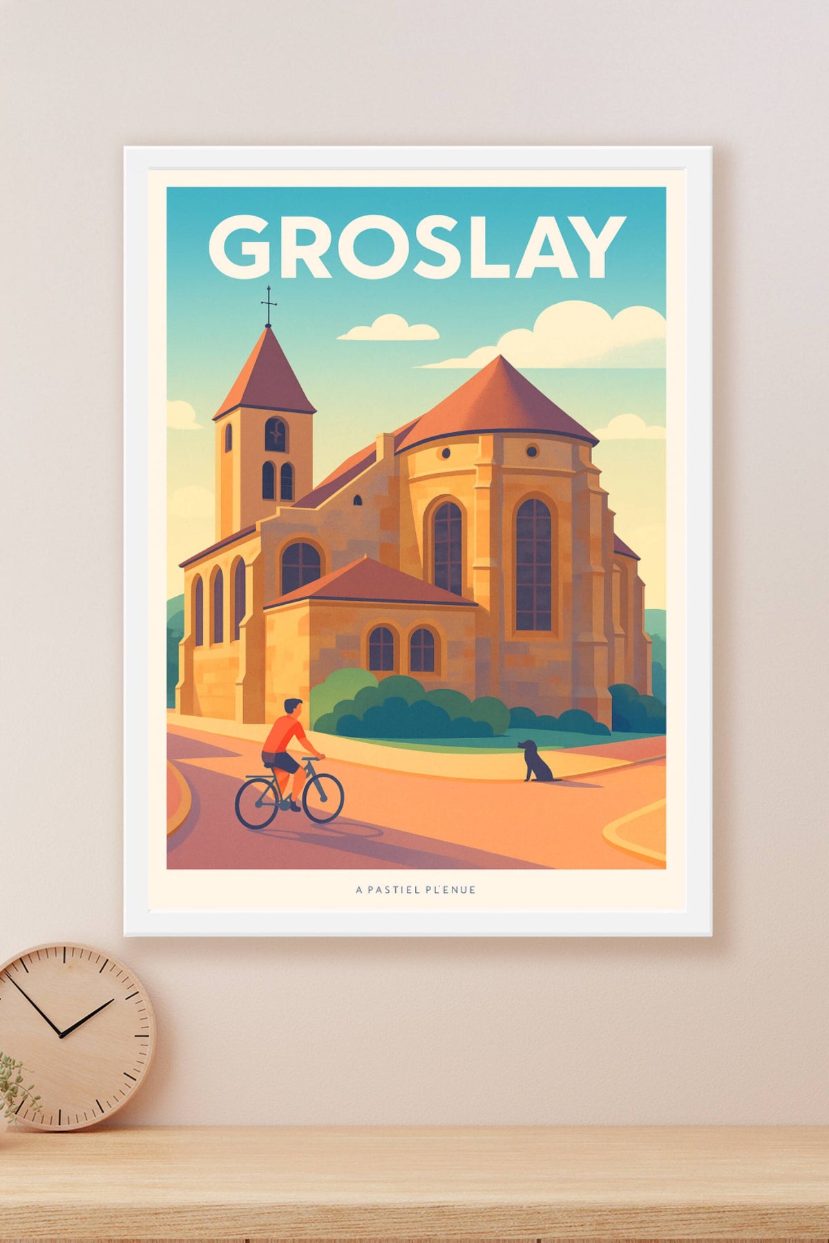 Affiche de Groslay - Charme pittoresque et douceur de vivre