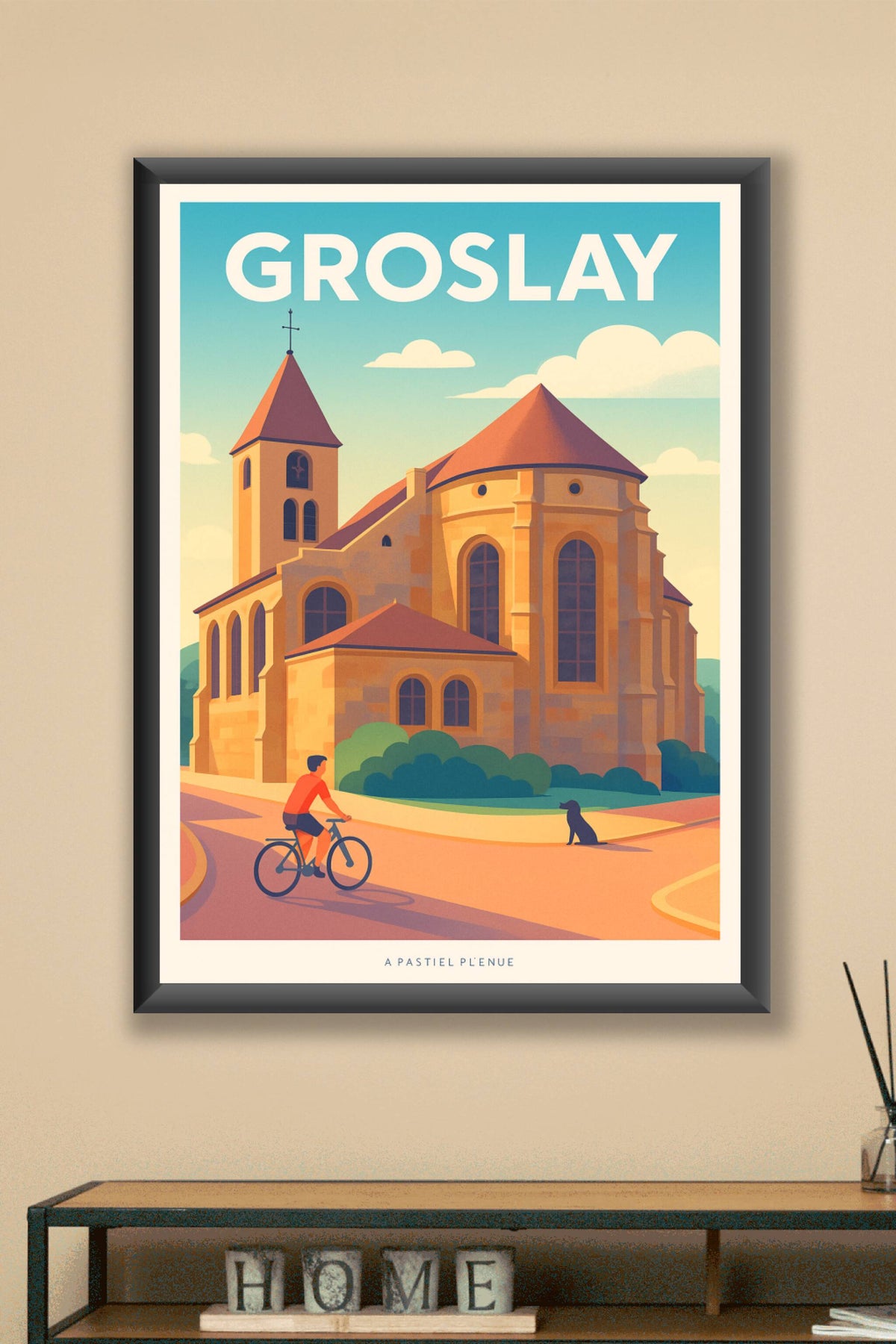 Affiche de Groslay - Charme pittoresque et douceur de vivre
