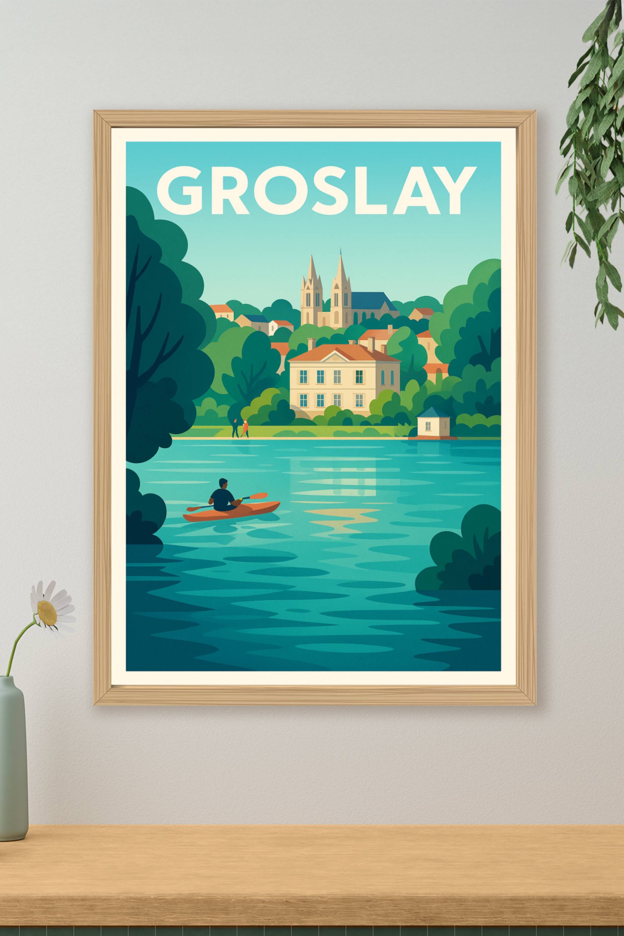 Affiche de Groslay - Évasion paisible au fil de l'eau