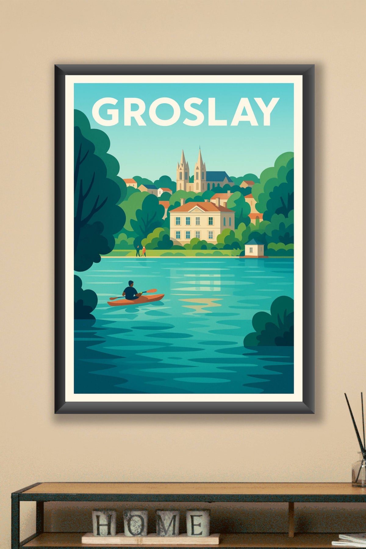 Affiche de Groslay - Évasion paisible au fil de l'eau