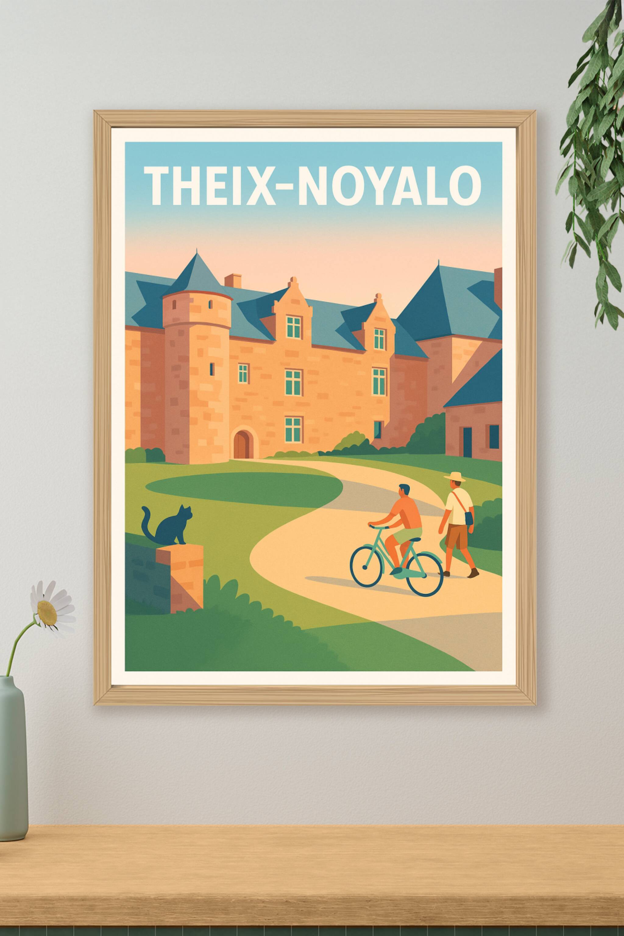Affiche de Theix-Noyalo - Charme et douceur bretons