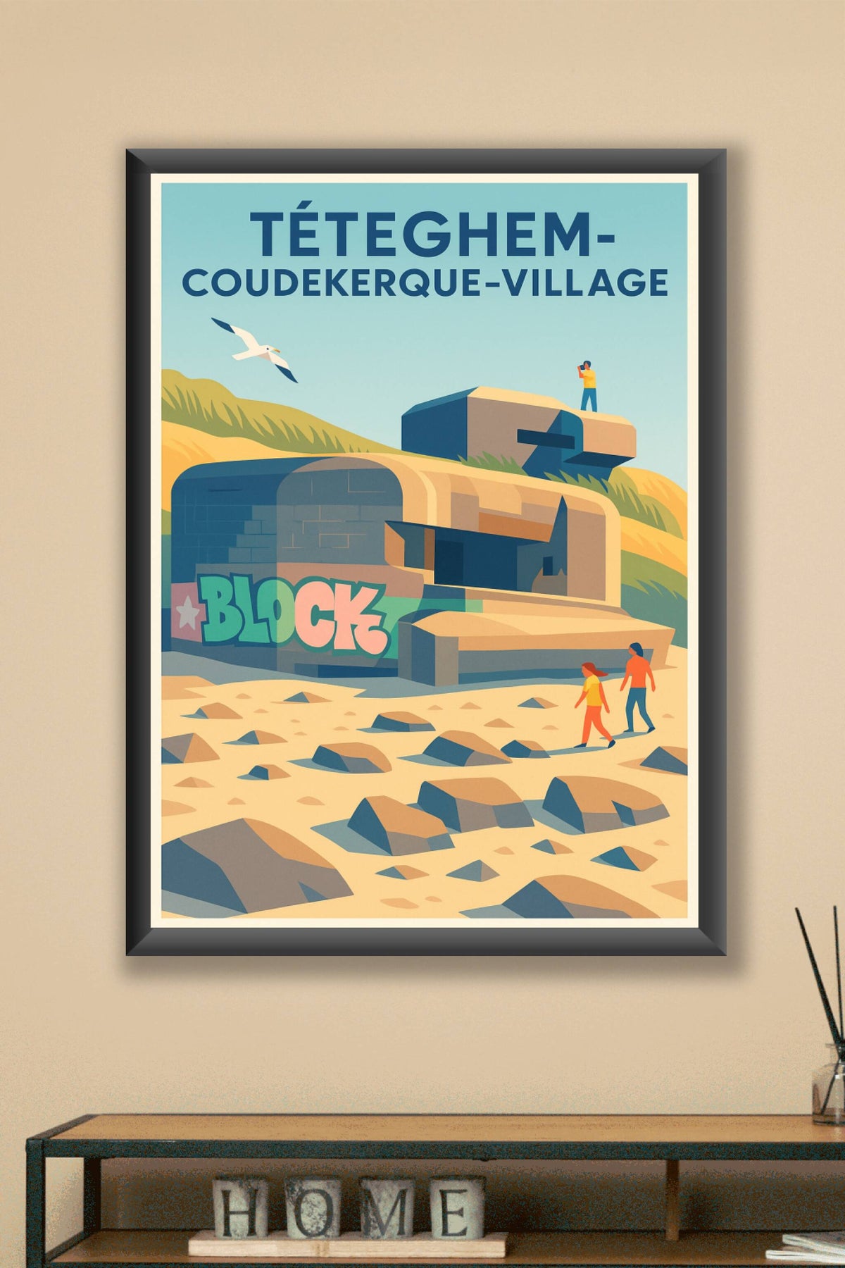 Affiche de Téteghem-Coudekerque-Village - Charme historique et nature préservée