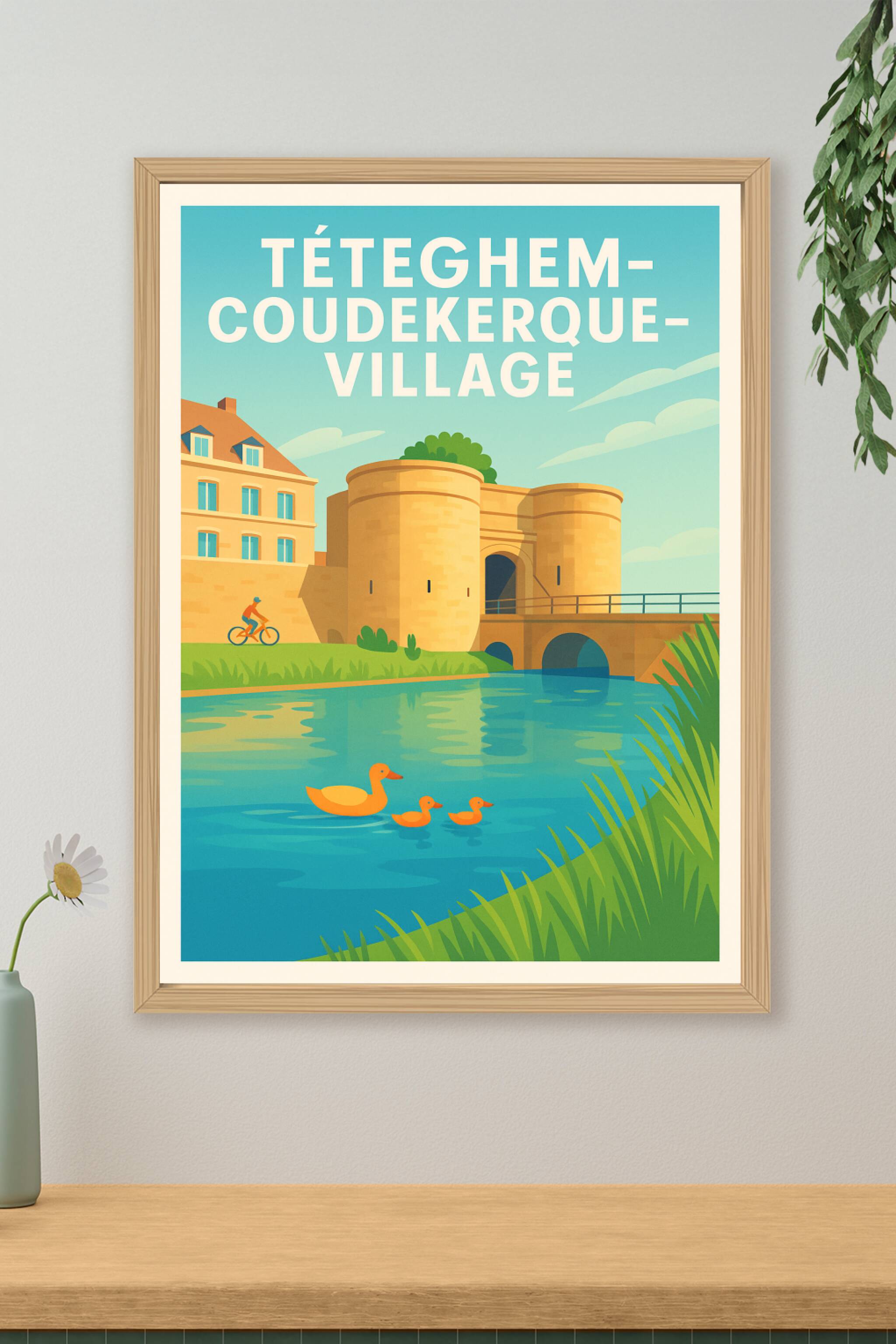 Affiche de Téteghem-Coudekerque-Village - Charme et tranquillité au fil de l'eau