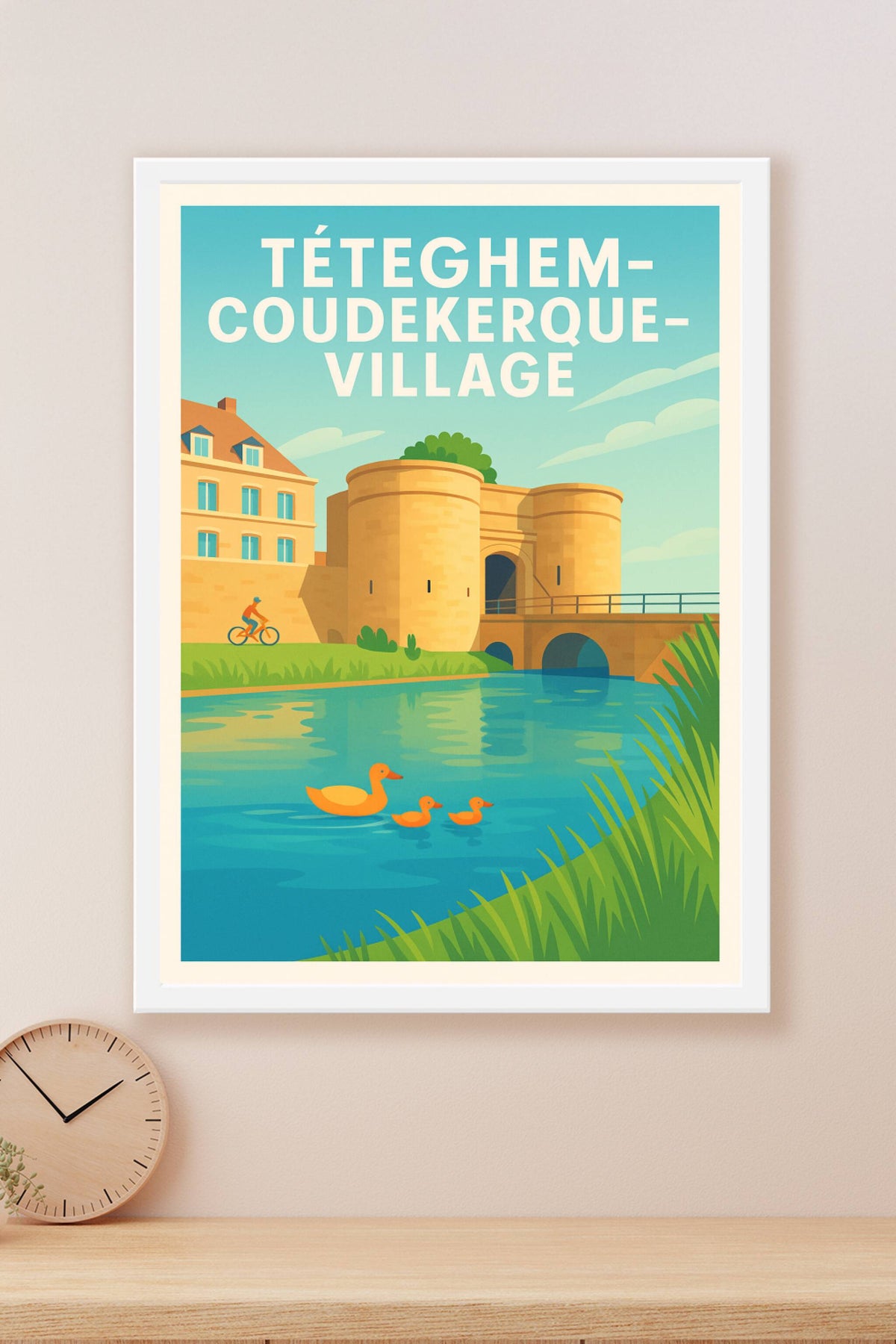Affiche de Téteghem-Coudekerque-Village - Charme et tranquillité au fil de l'eau