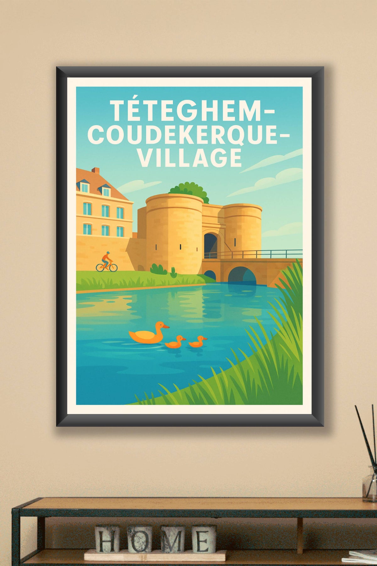 Affiche de Téteghem-Coudekerque-Village - Charme et tranquillité au fil de l'eau