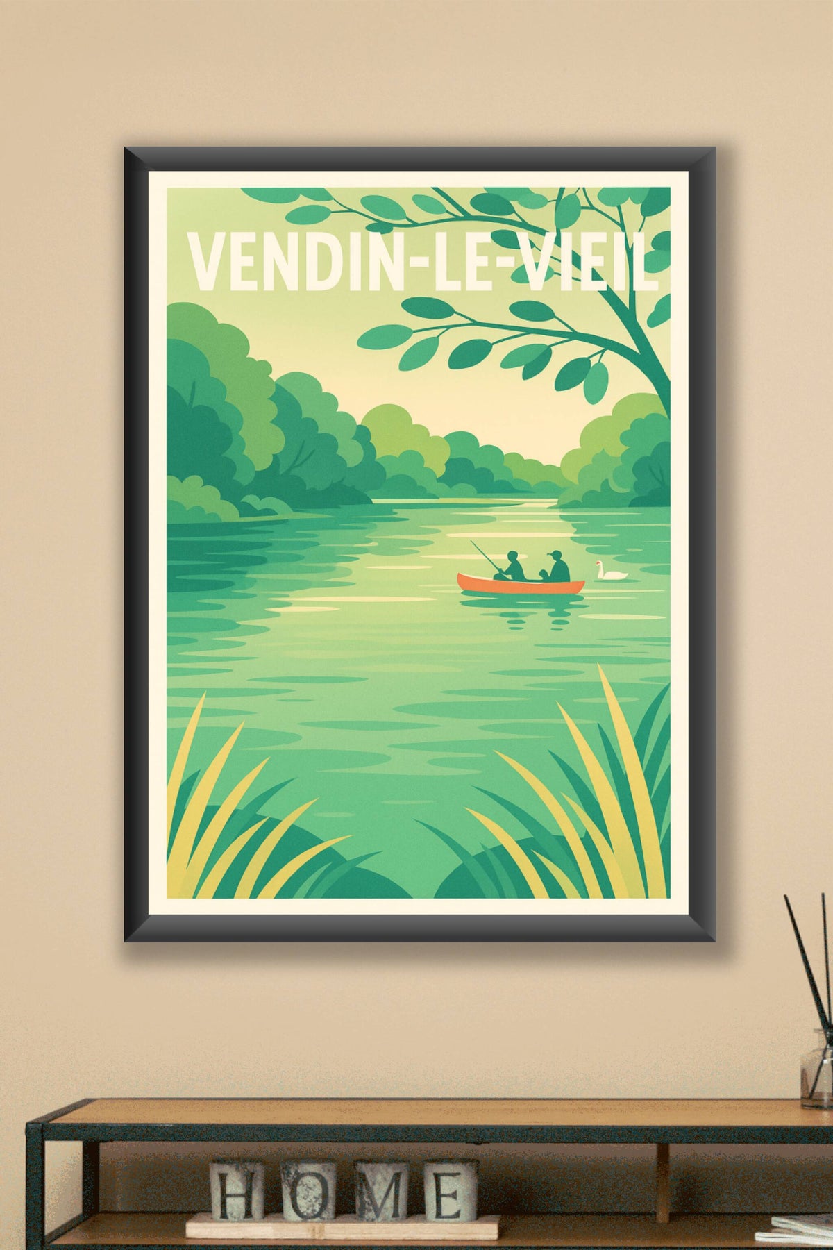 Affiche de VENDIN-LE-VIEIL - Escapade paisible au fil de l'eau