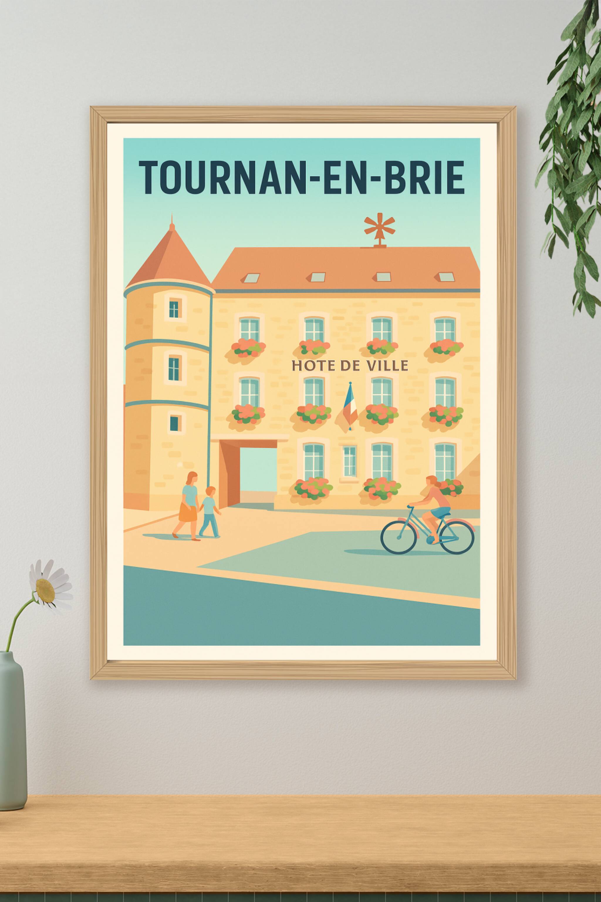 Affiche de Tournan-en-Brie - Charme et douceur de vivre