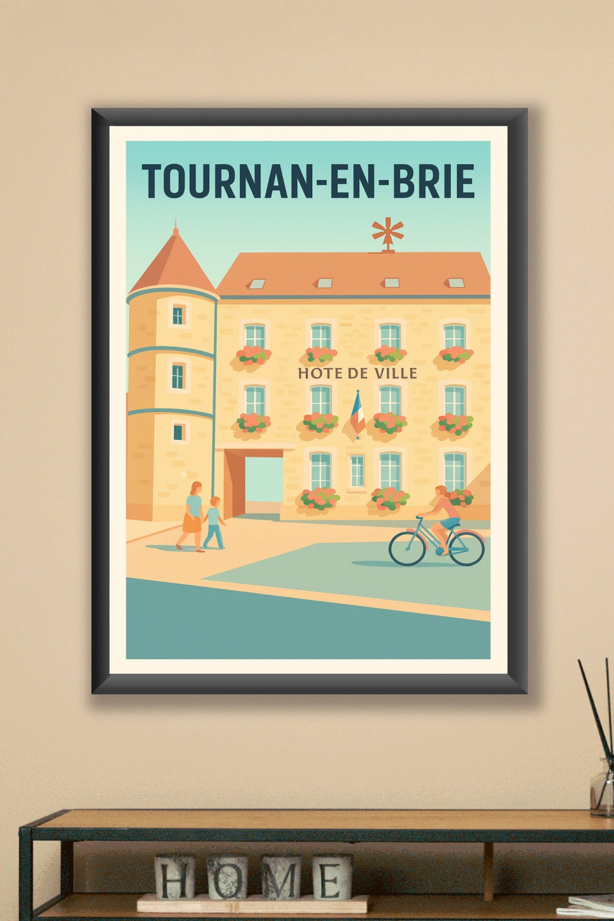 Affiche de Tournan-en-Brie - Charme et douceur de vivre