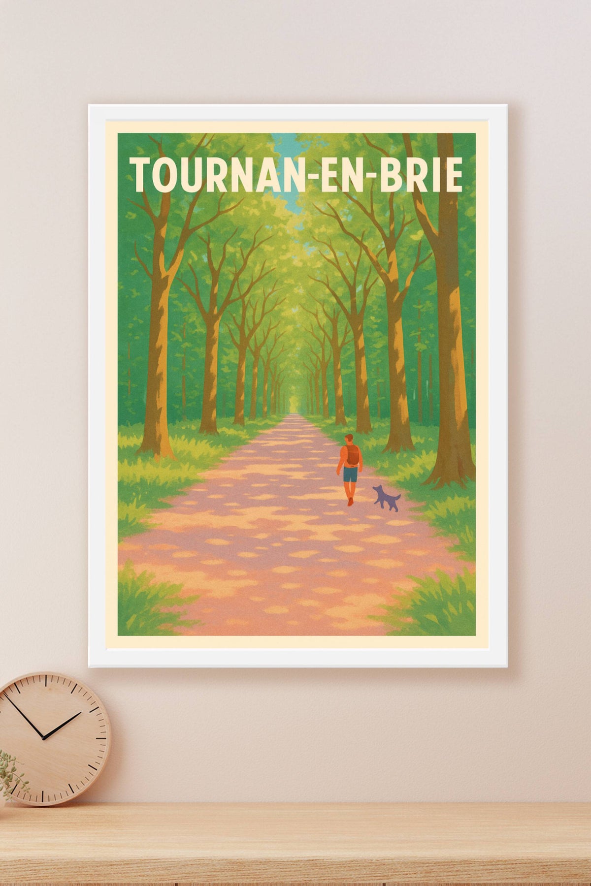 Affiche de Tournan-en-Brie - Promenade bucolique au cœur des allées boisées