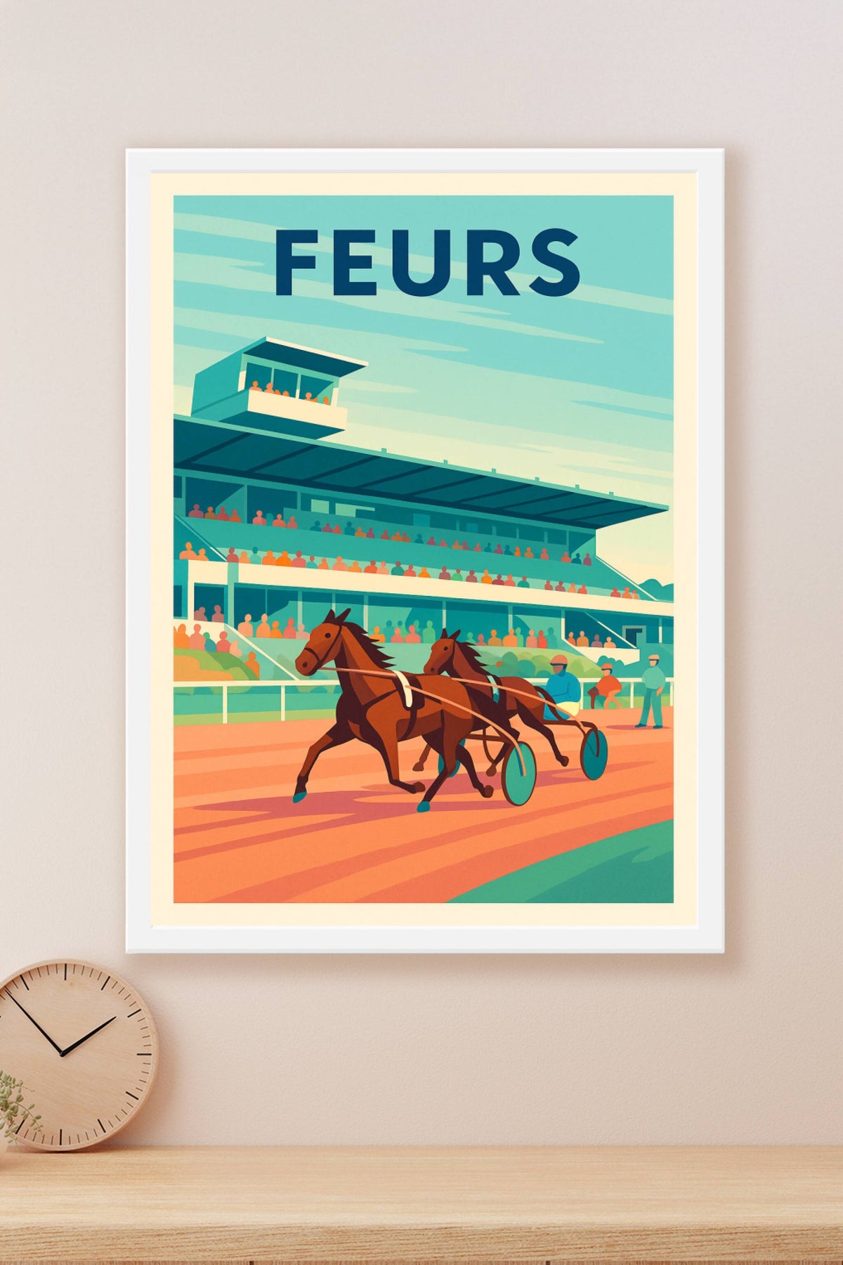 Affiche de Feurs - L'émotion des courses hippiques