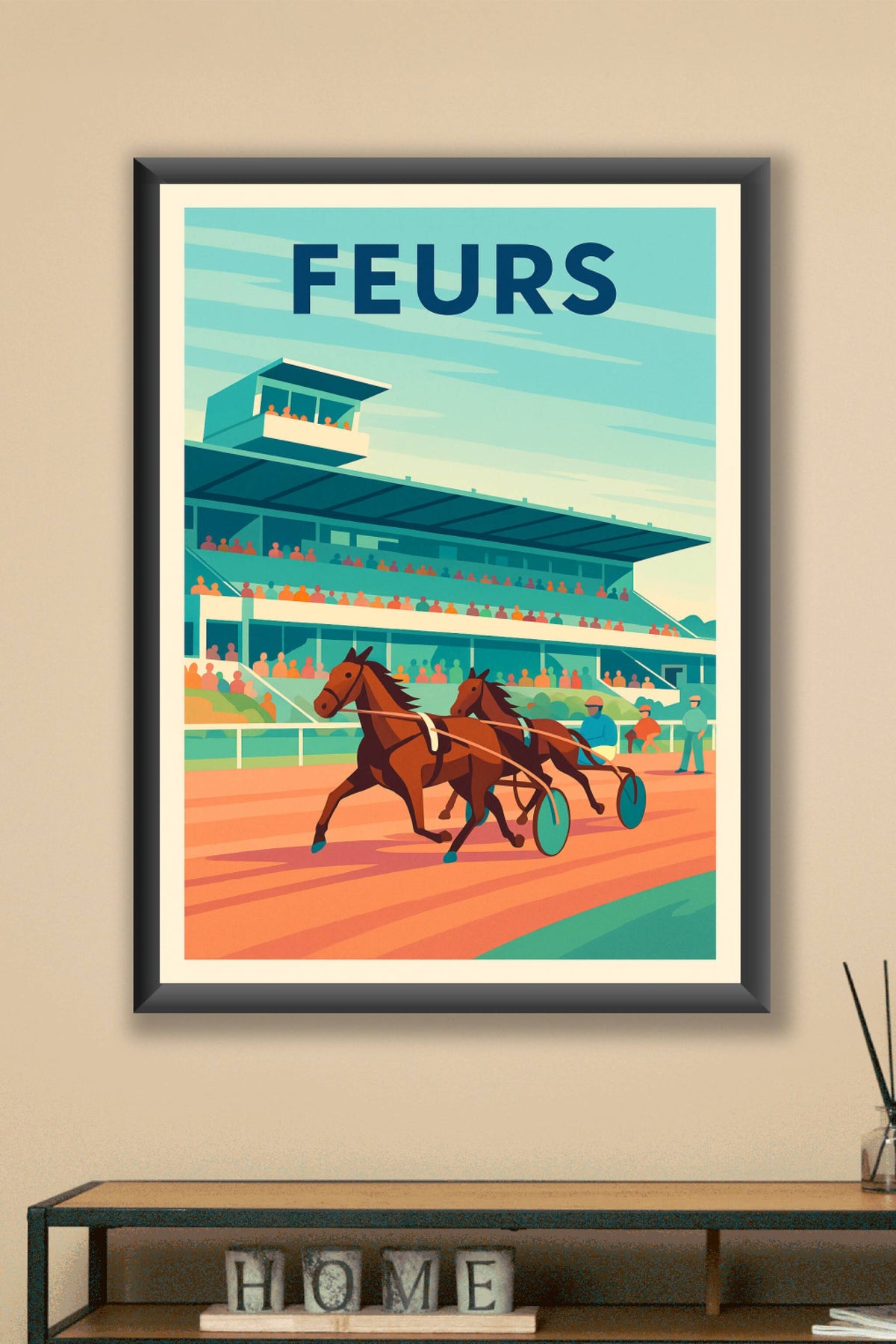 Affiche de Feurs - L'émotion des courses hippiques