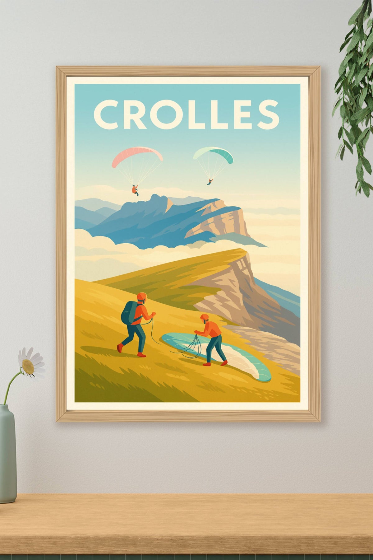 Affiche de Crolles - Aventure et liberté au cœur des montagnes