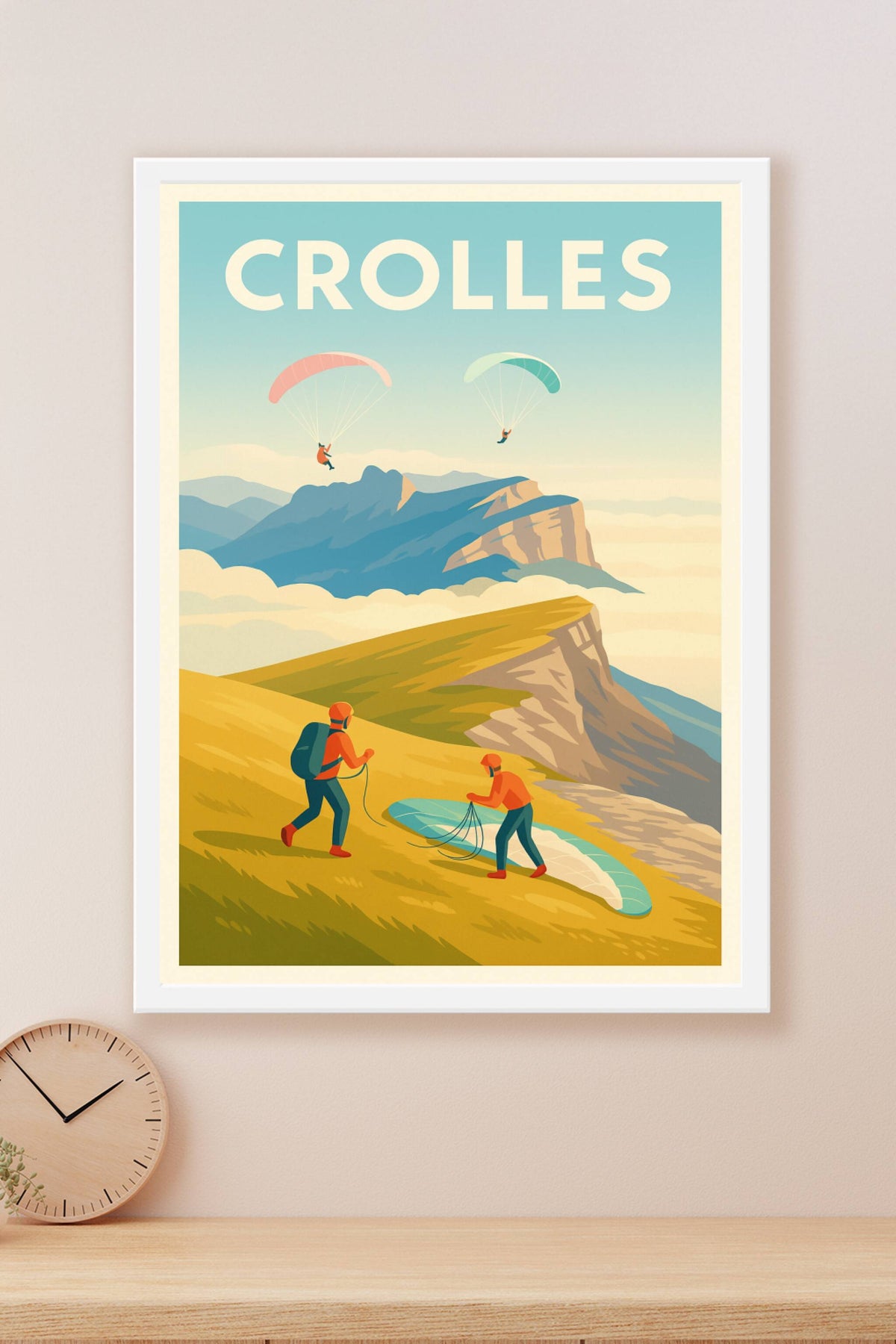 Affiche de Crolles - Aventure et liberté au cœur des montagnes