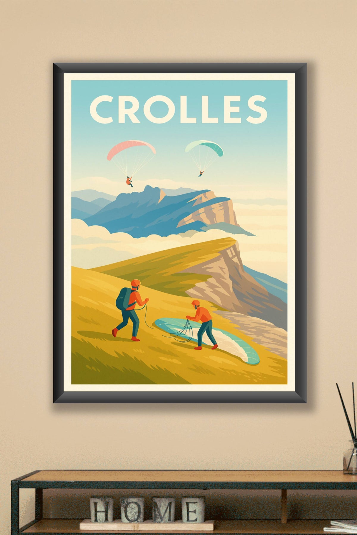 Affiche de Crolles - Aventure et liberté au cœur des montagnes