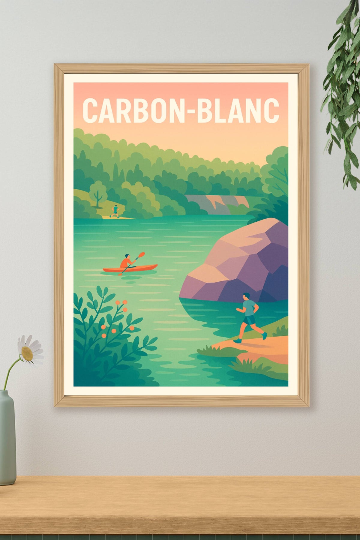 Affiche de Carbon-Blanc - Évasion nature au fil de l'eau