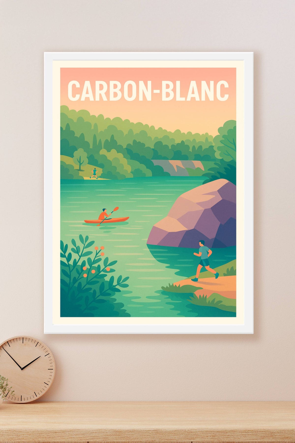 Affiche de Carbon-Blanc - Évasion nature au fil de l'eau