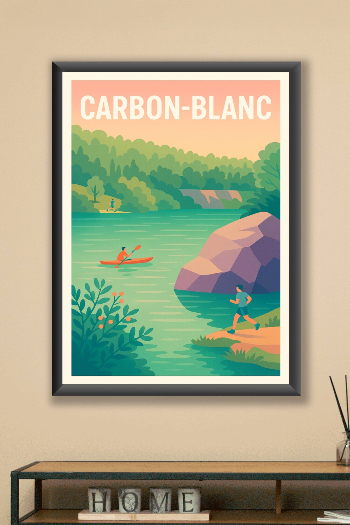 Affiche de Carbon-Blanc - Évasion nature au fil de l'eau