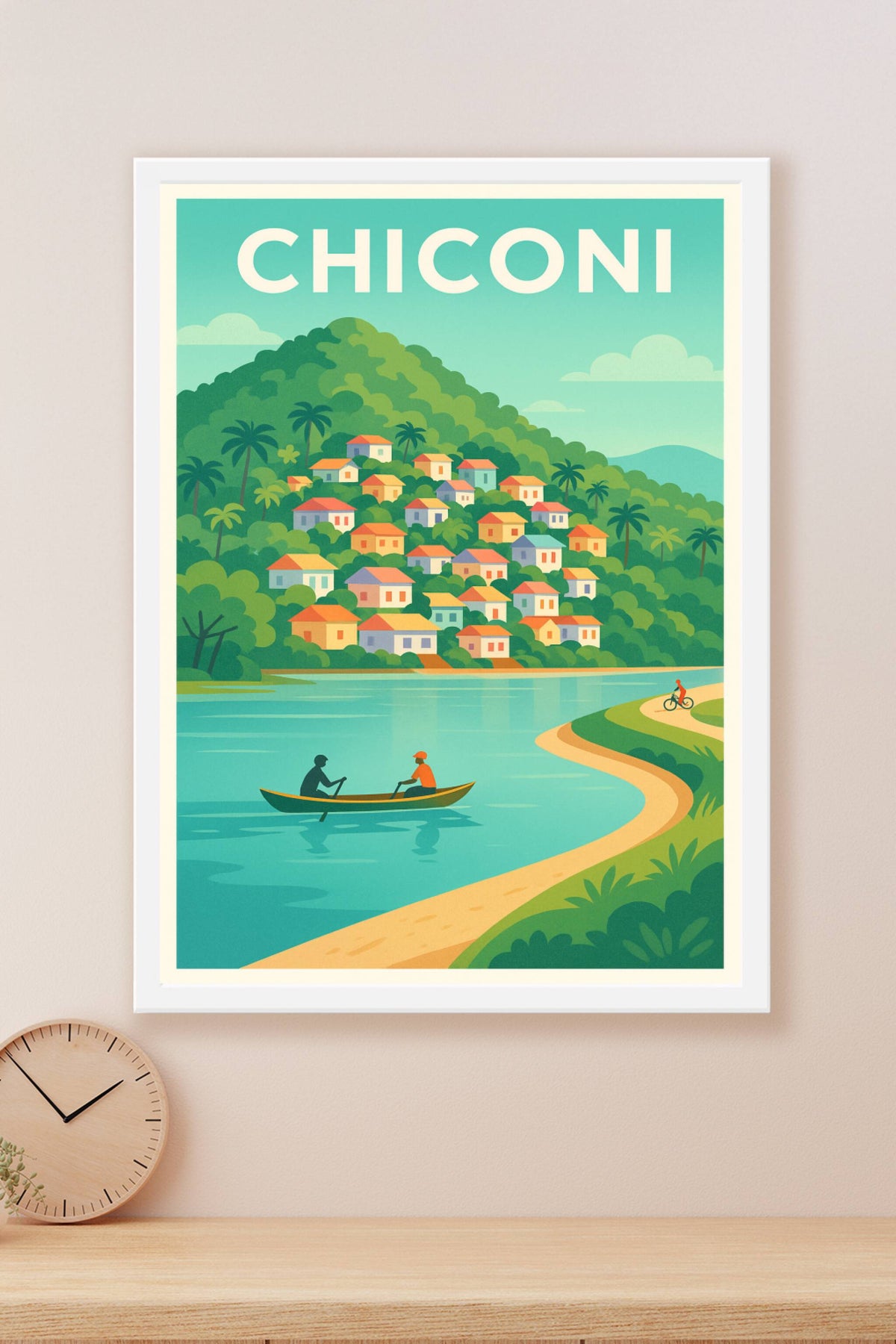 Affiche de Chiconi - Évasion au bord de l'eau