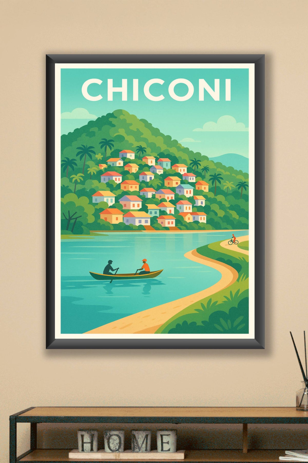 Affiche de Chiconi - Évasion au bord de l'eau