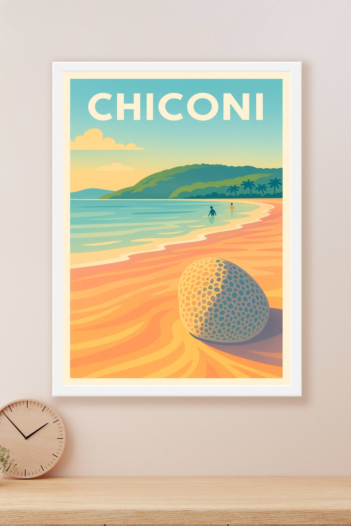 Affiche de Chiconi - Évasion balnéaire tropicale