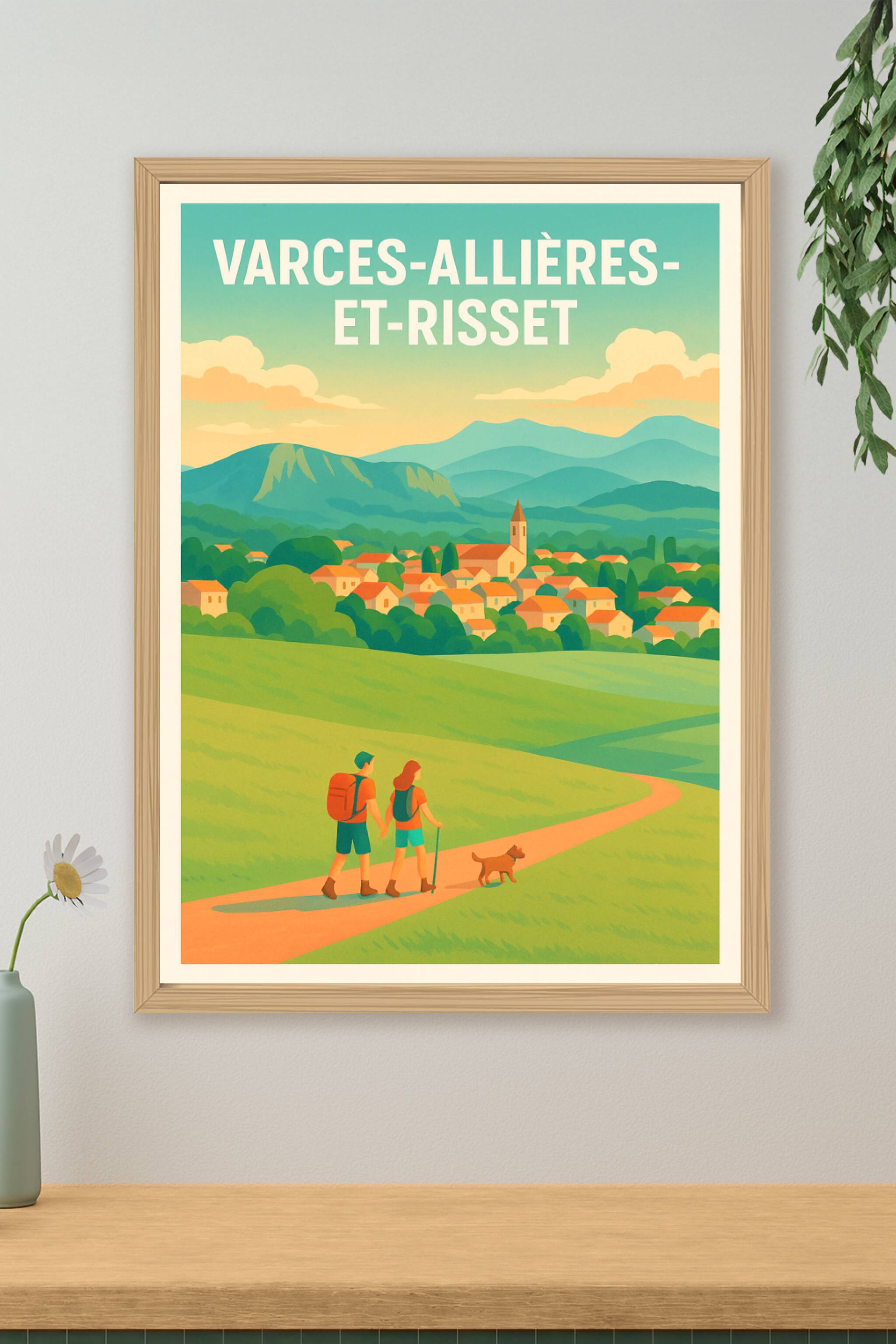 Affiche de Varces-Allières-et-Risset - Randonnée et nature au cœur du Vercors