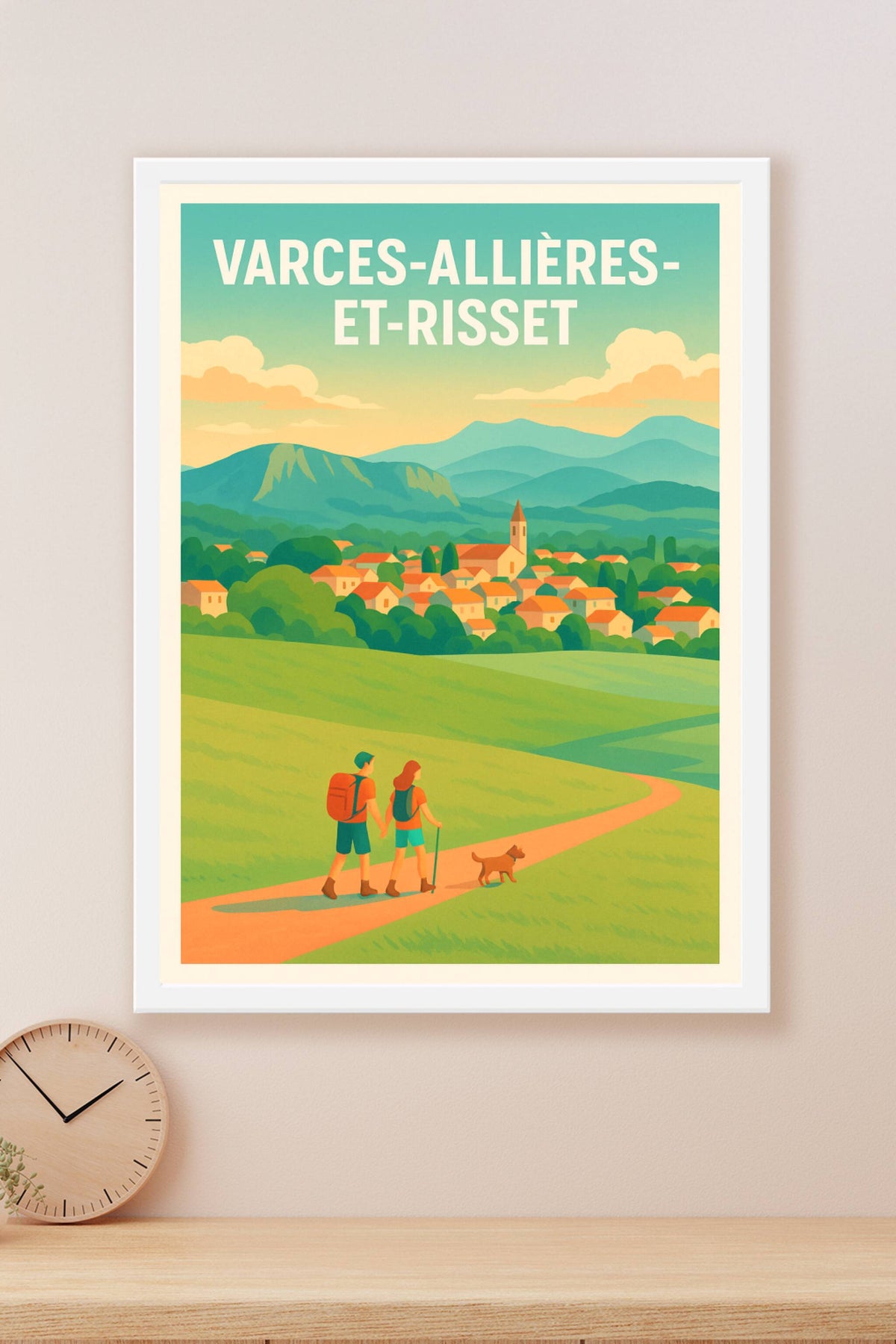 Affiche de Varces-Allières-et-Risset - Randonnée et nature au cœur du Vercors