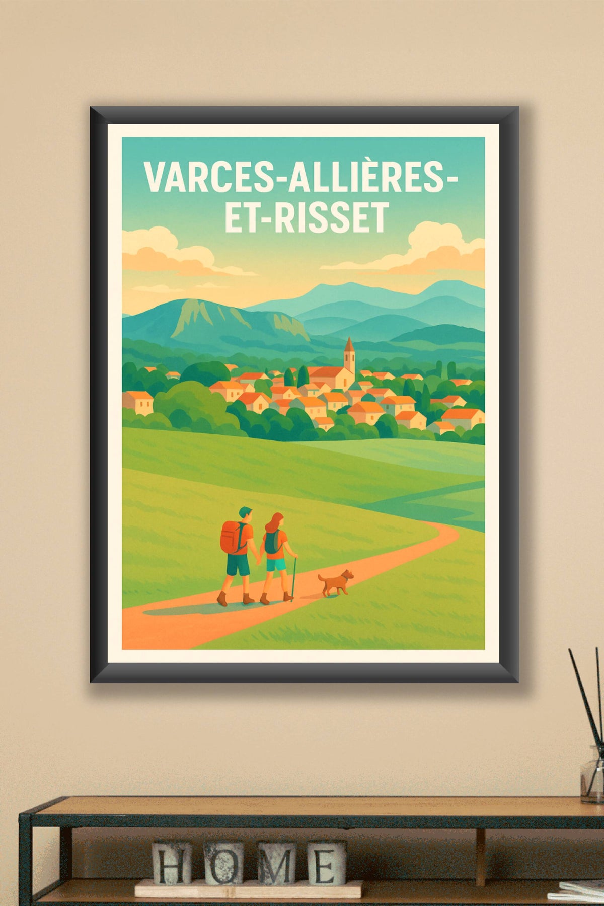 Affiche de Varces-Allières-et-Risset - Randonnée et nature au cœur du Vercors
