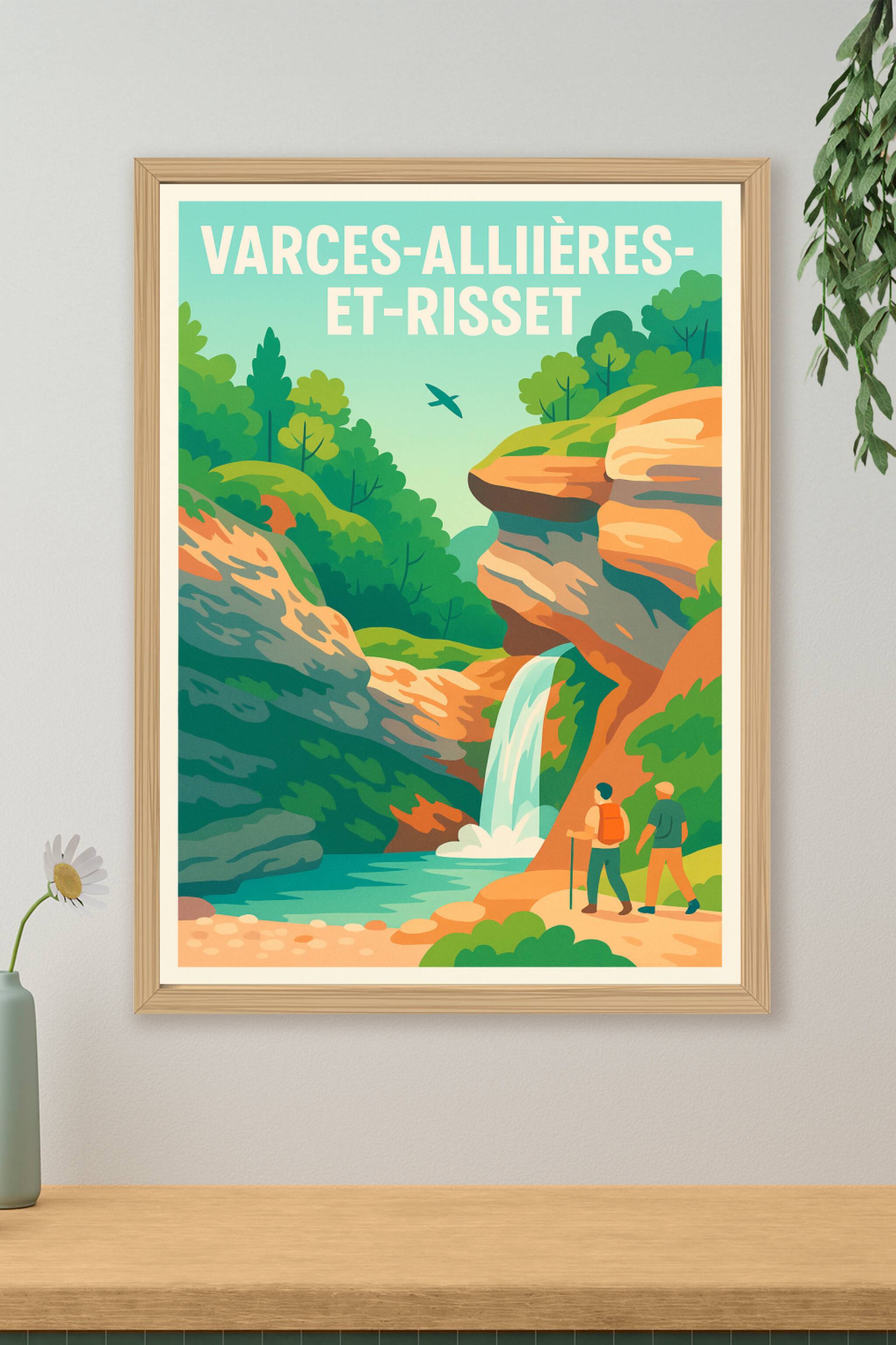 Affiche de Varces-Allières-et-Risset - Évasion nature entre falaises et cascades
