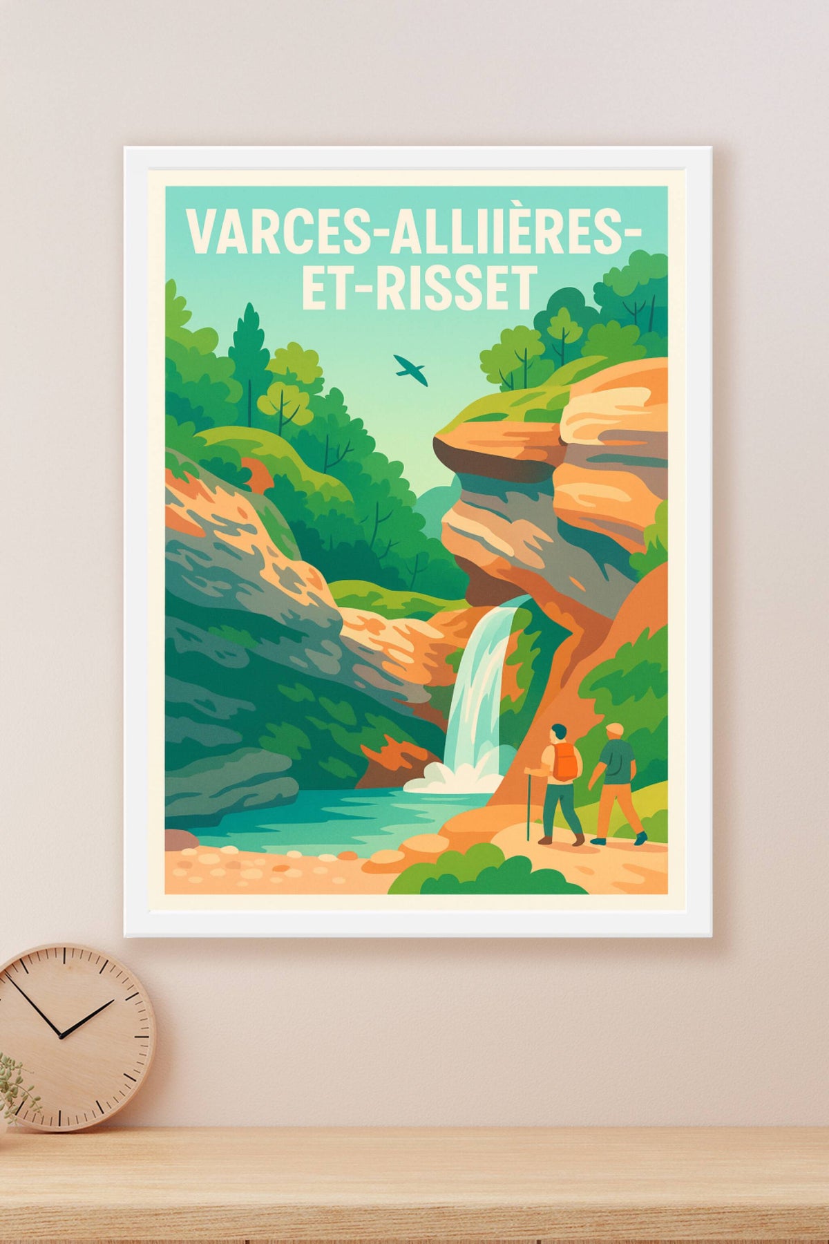 Affiche de Varces-Allières-et-Risset - Évasion nature entre falaises et cascades