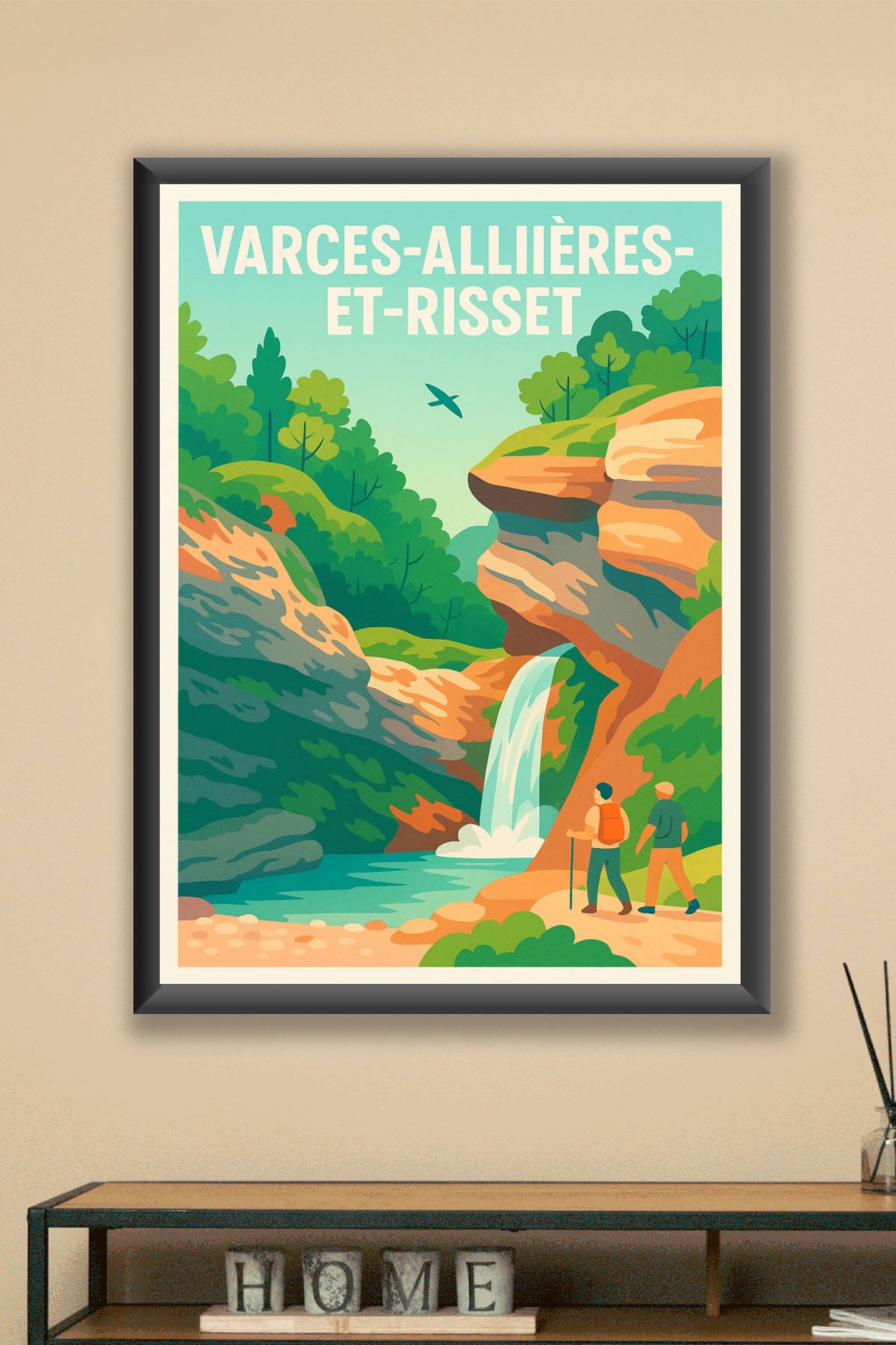 Affiche de Varces-Allières-et-Risset - Évasion nature entre falaises et cascades