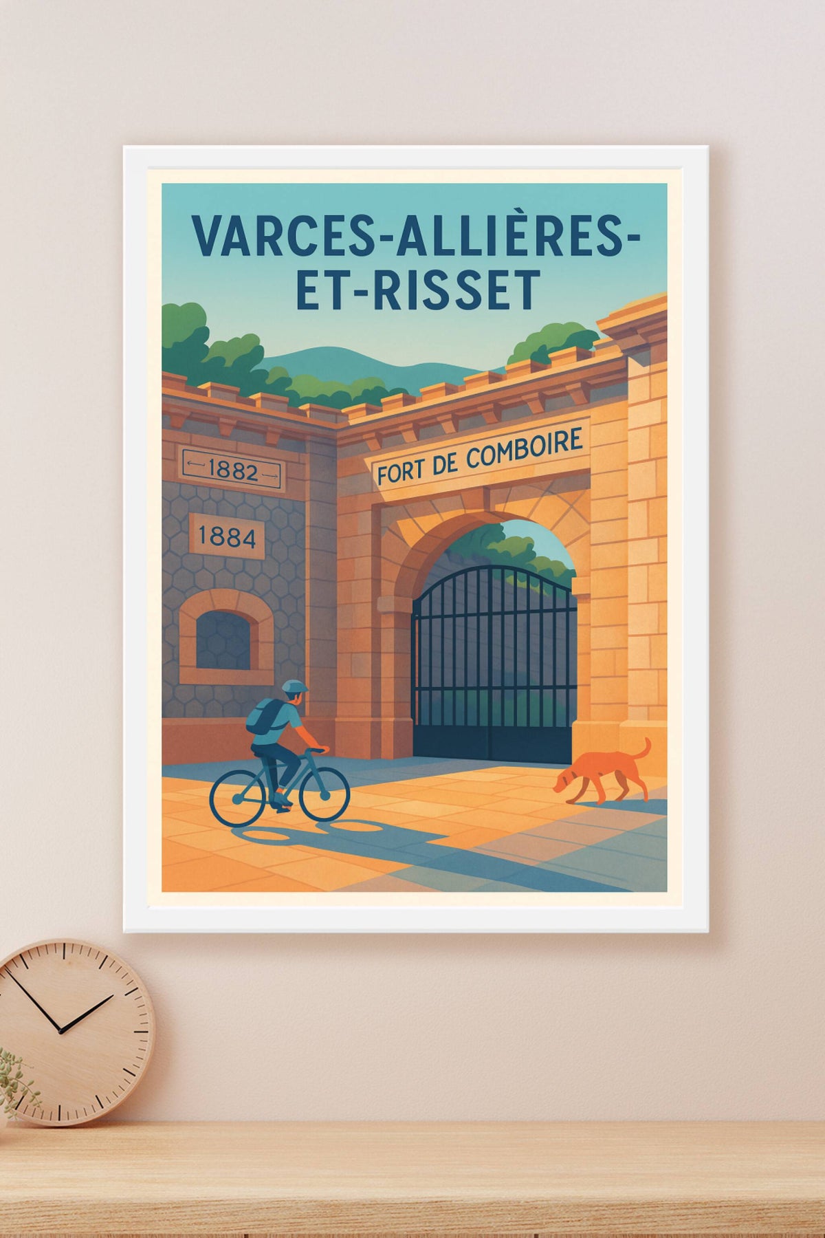 Affiche de Varces-Allières-et-Risset - L'entrée historique du Fort de Comboire