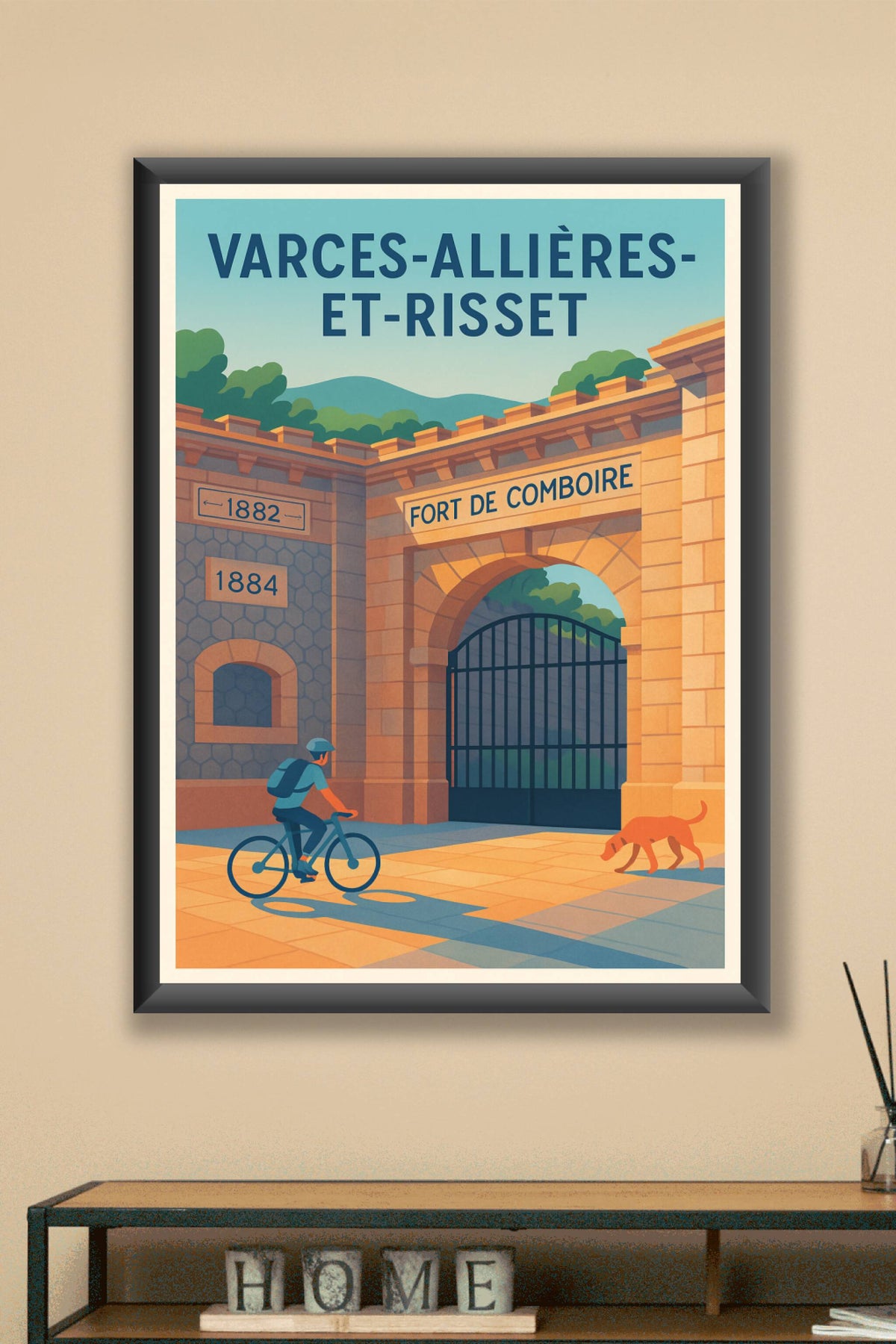Affiche de Varces-Allières-et-Risset - L'entrée historique du Fort de Comboire