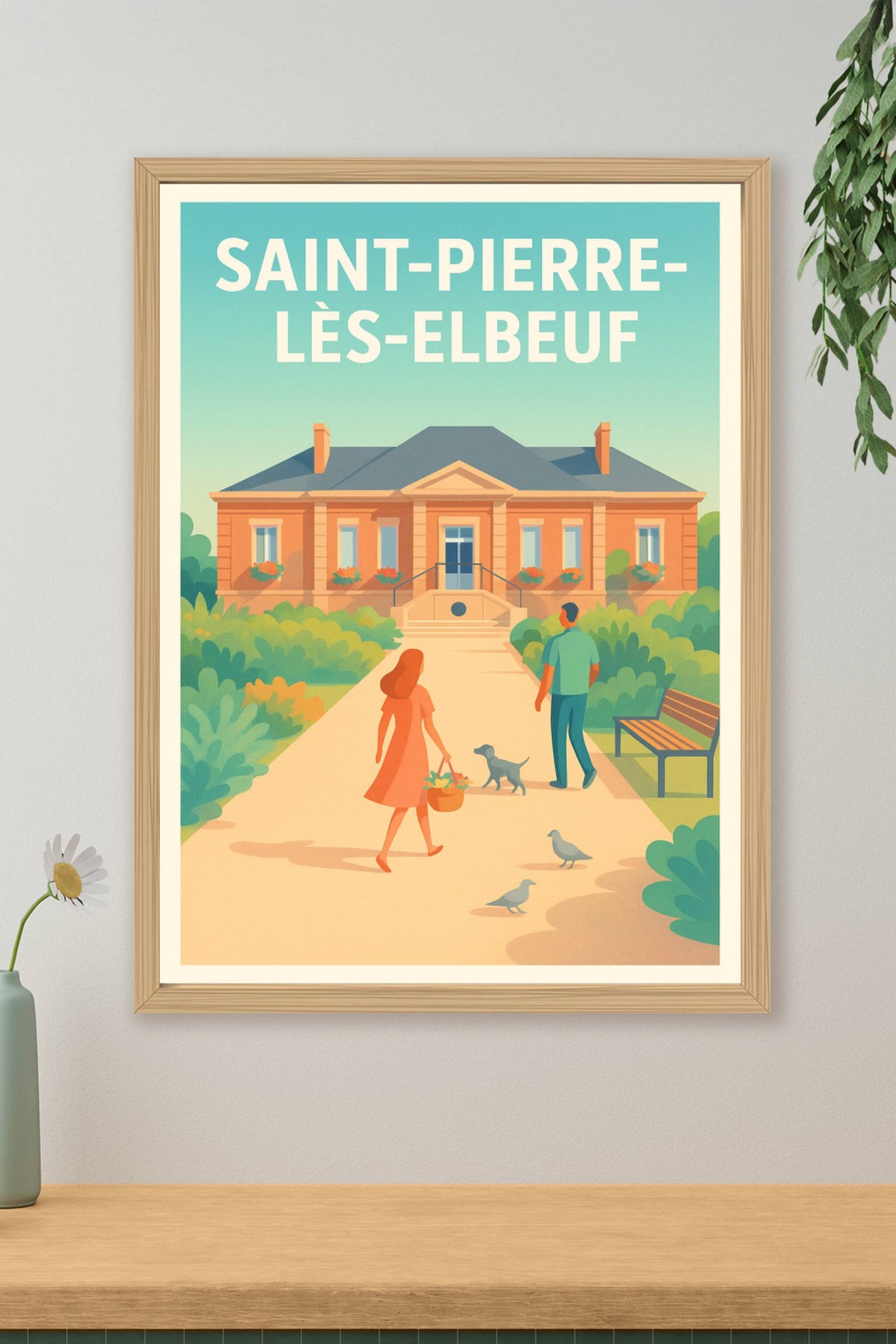 Affiche de Saint-Pierre-lès-Elbeuf - Balade en douceur au cœur de la ville
