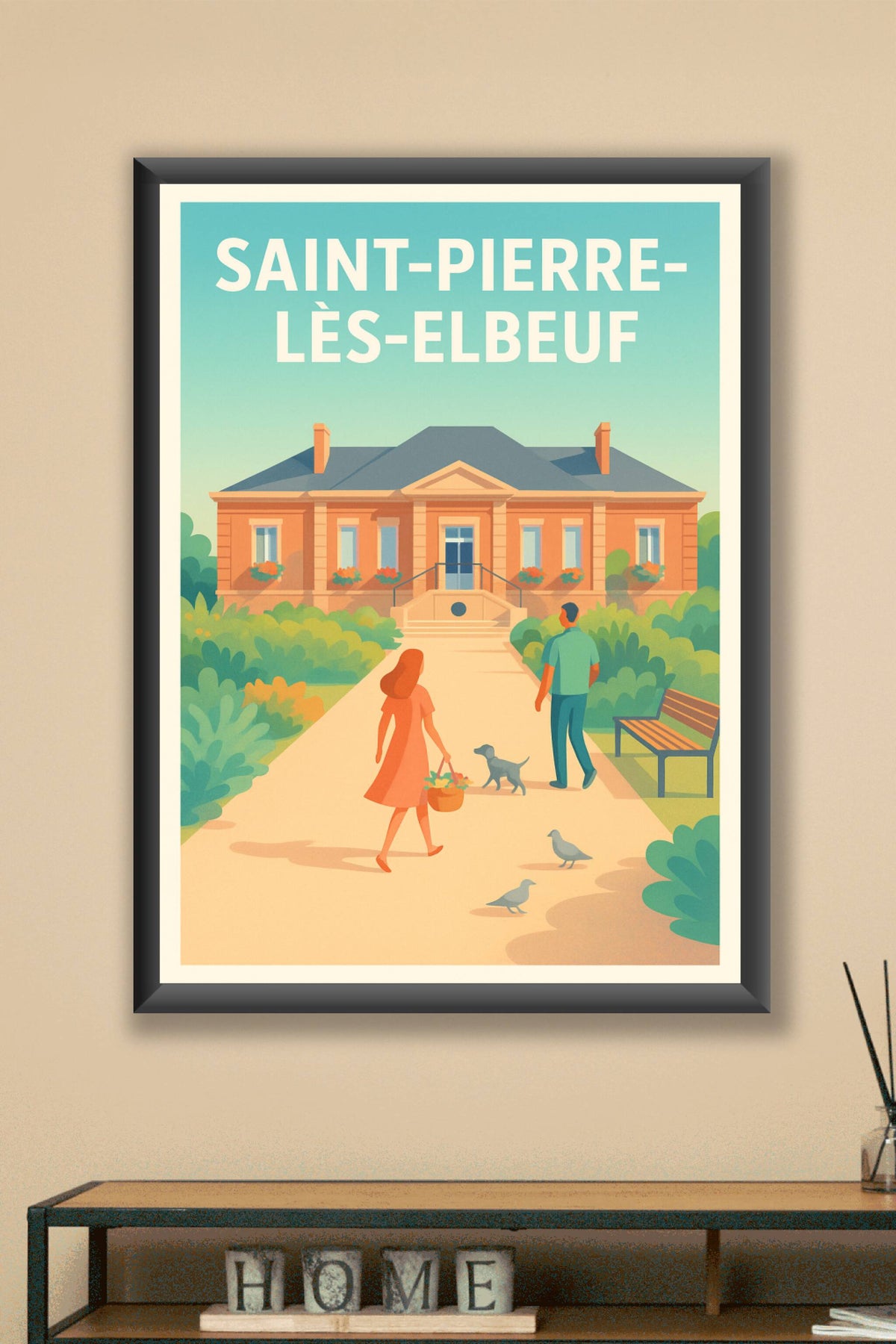 Affiche de Saint-Pierre-lès-Elbeuf - Balade en douceur au cœur de la ville
