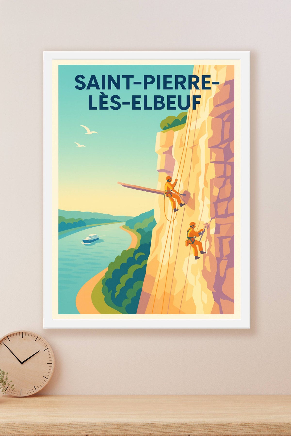 Affiche de Saint-Pierre-lès-Elbeuf - Escalade et nature à l'horizon