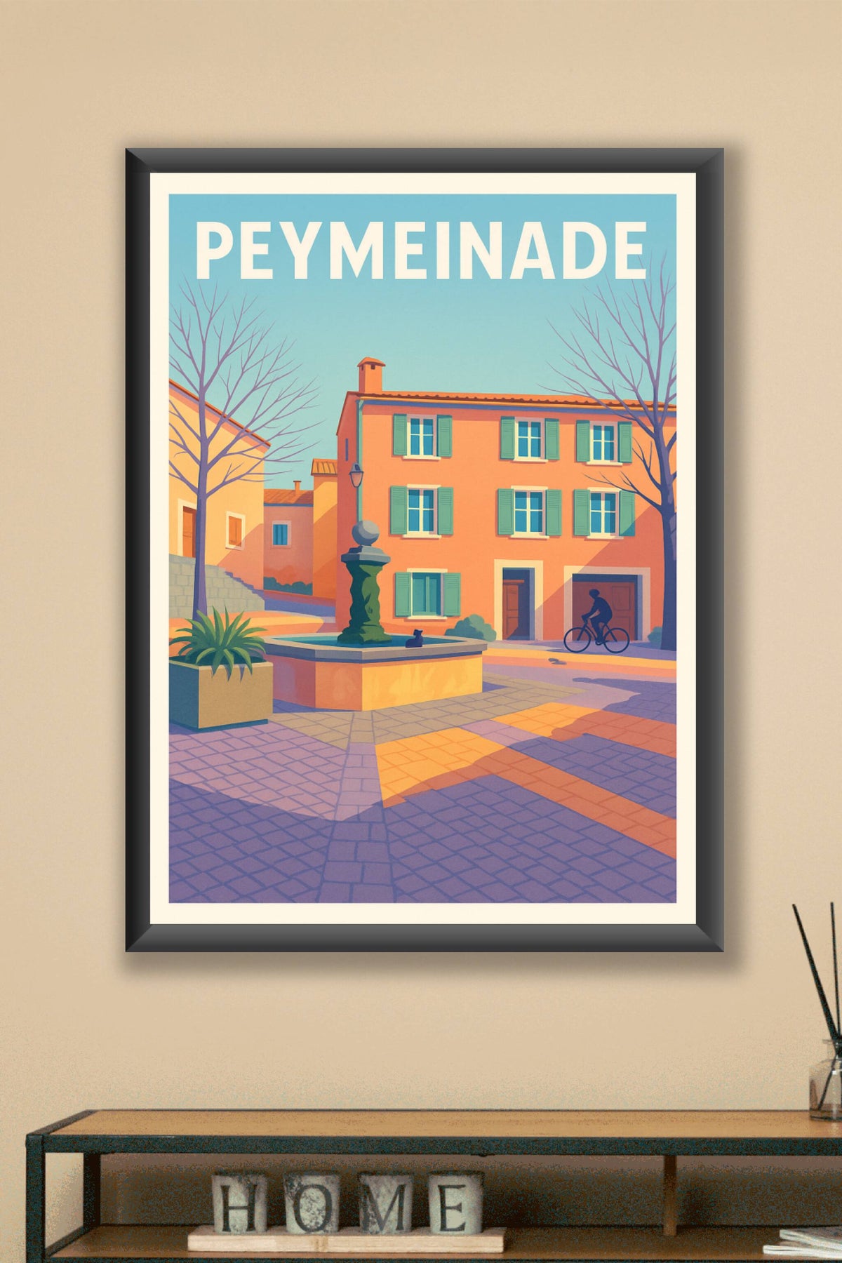 Affiche de Peymeinade - Charme authentique et lumière méditerranéenne