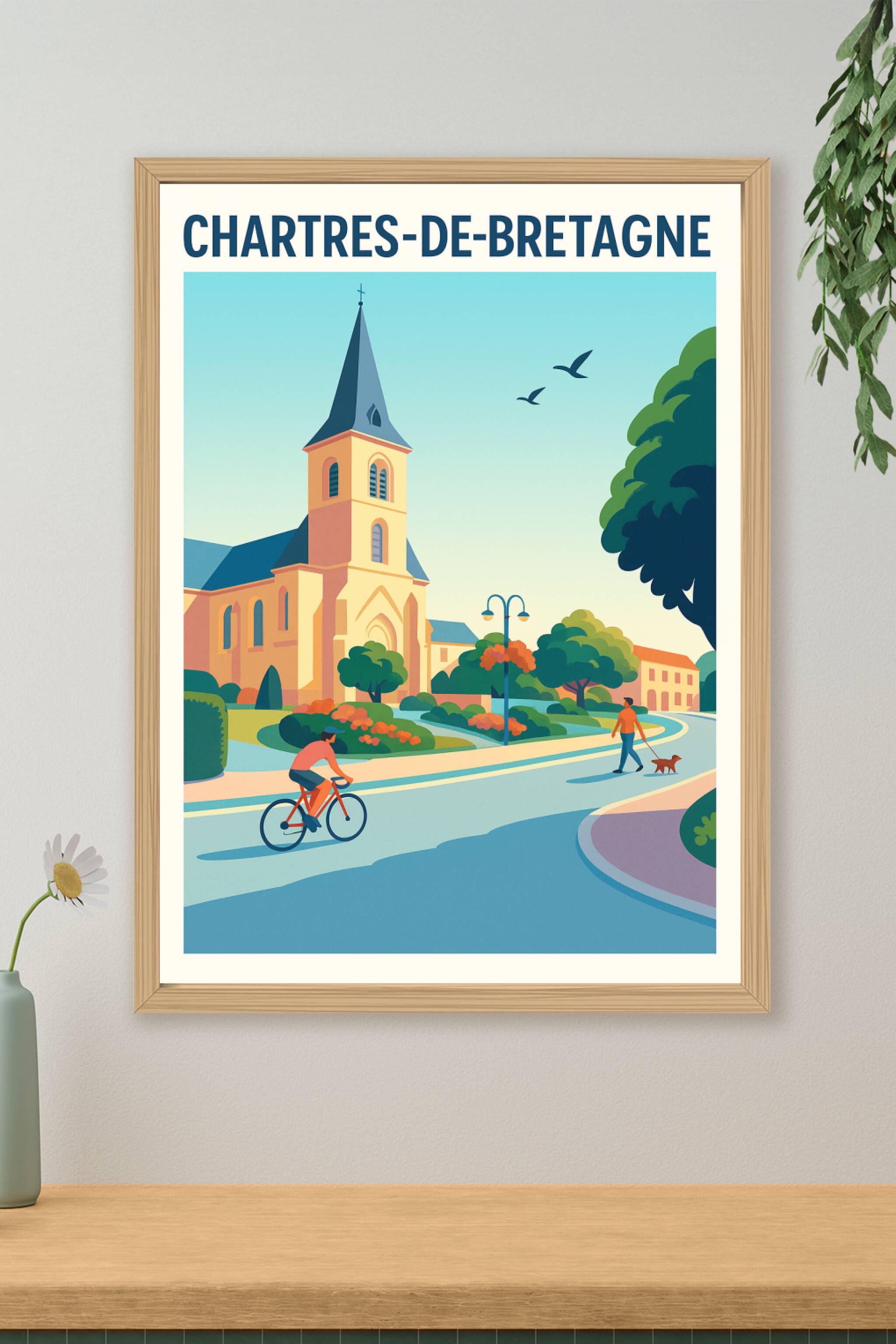 Affiche de Chartres-de-Bretagne - Balade paisible au cœur de la ville