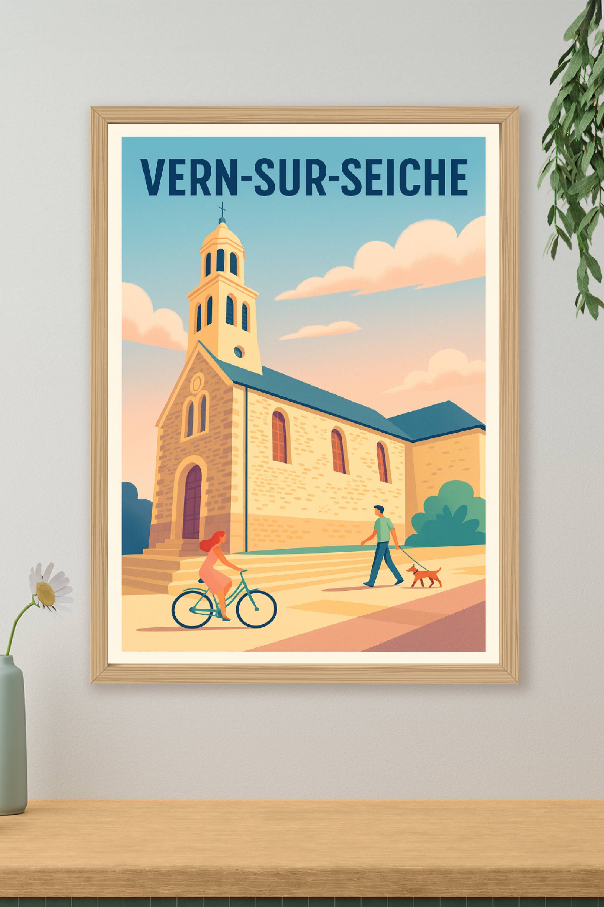 Affiche de Vern-sur-Seiche - Charme et Sérénité au Cœur de la Ville