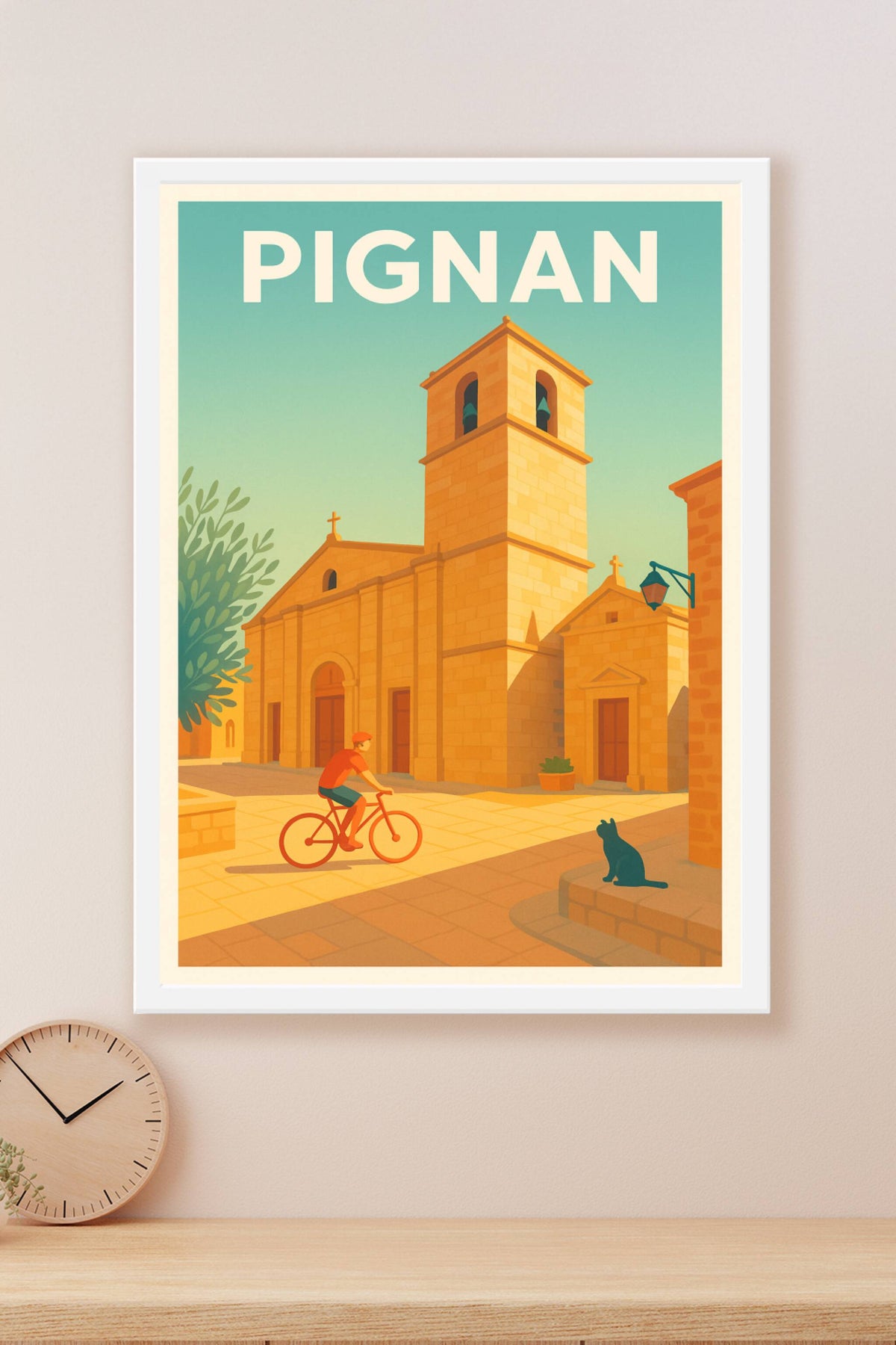 Affiche de Pignan - Douce lumière méditerranéenne