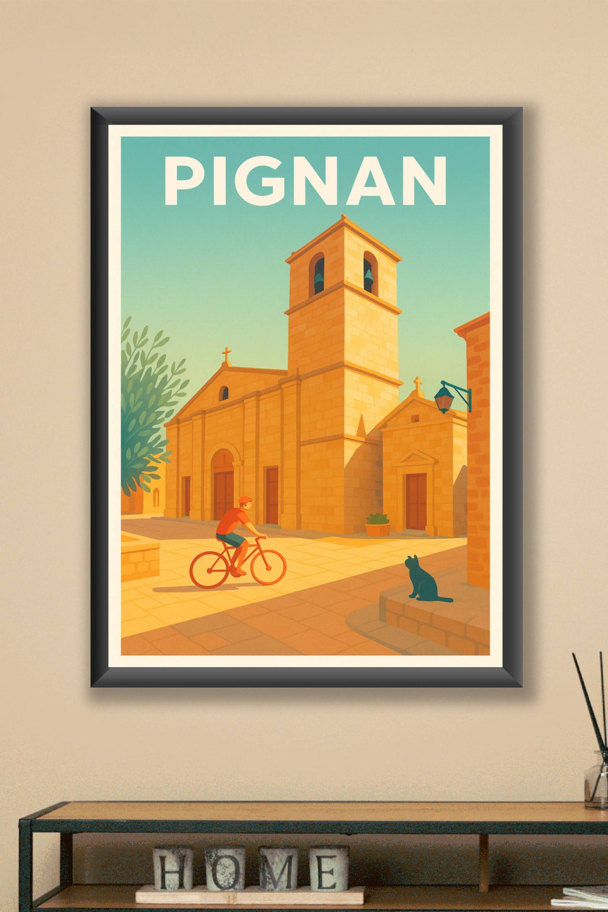 Affiche de Pignan - Douce lumière méditerranéenne