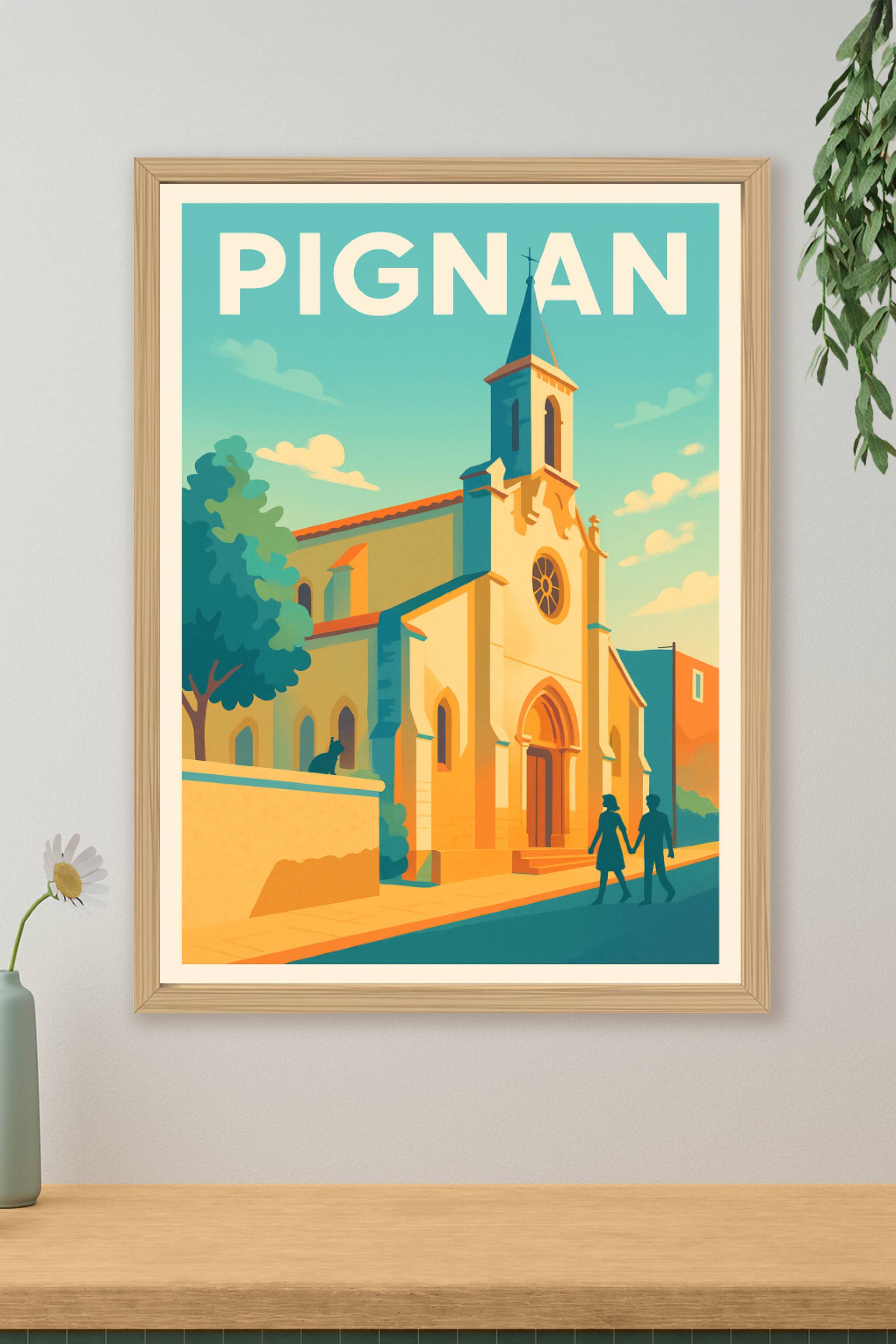 Affiche de Pignan - Charme et Sérénité au Cœur du Village