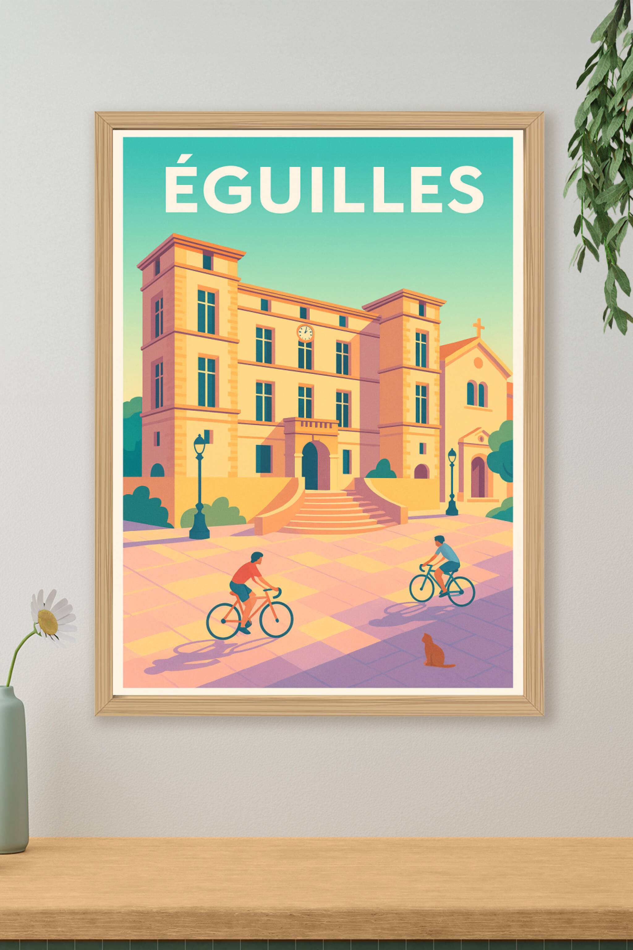 Affiche de Éguilles - L'élégance ensoleillée de la Provence