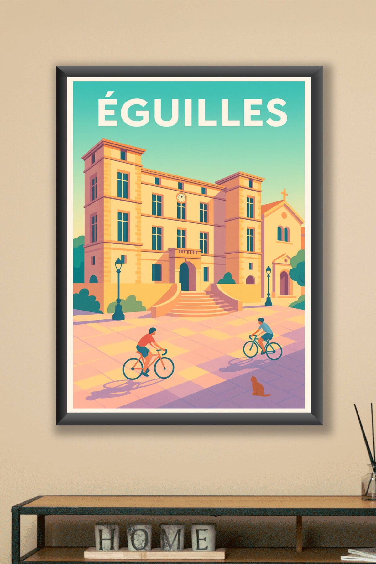 Affiche de Éguilles - L'élégance ensoleillée de la Provence