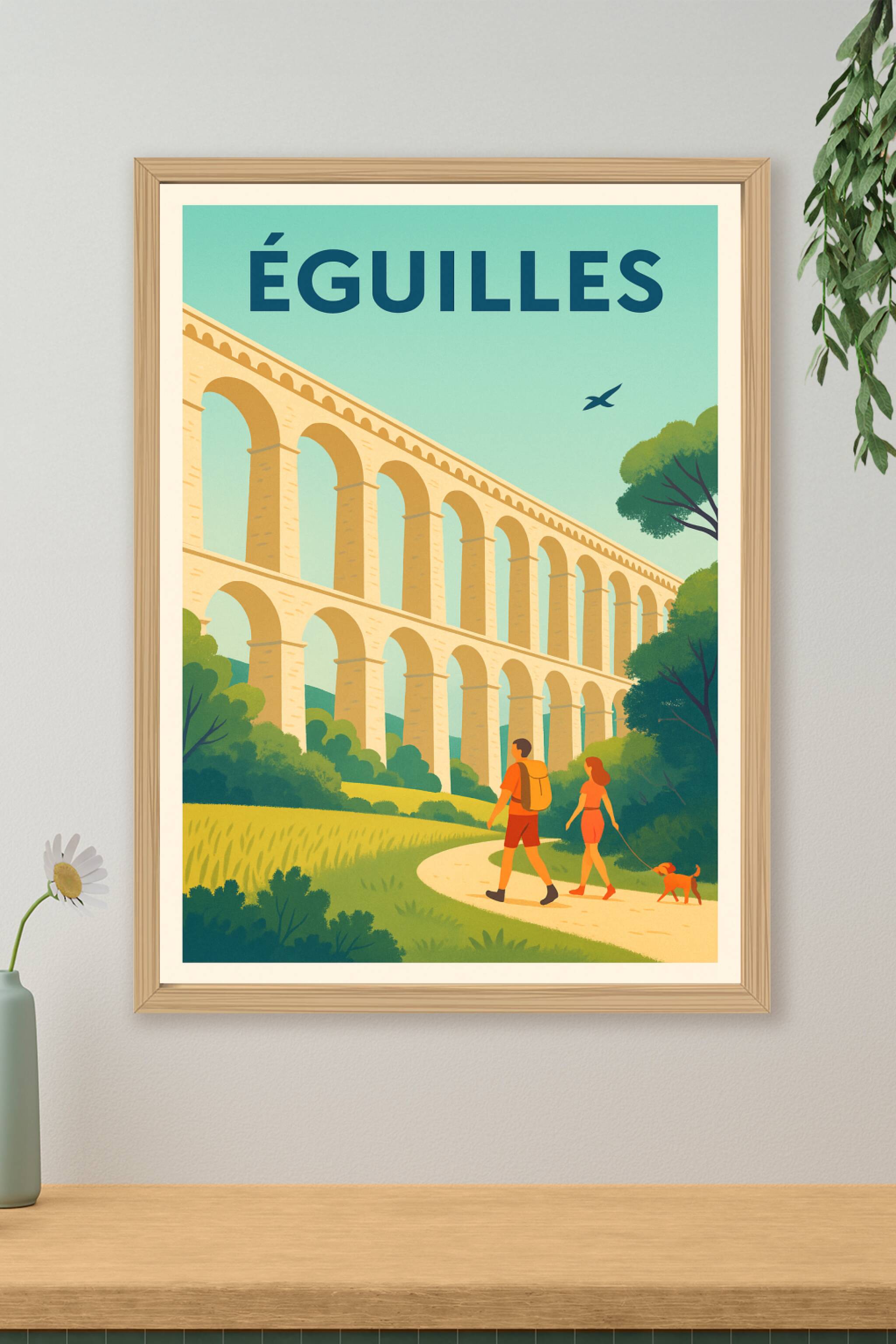 Affiche de Éguilles - Promenade sous l'aqueduc historique